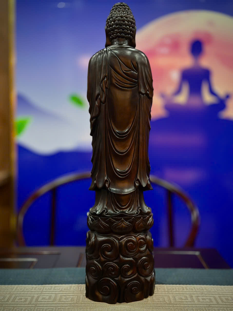 TƯỢNG PHẬT ADIDA GỖ TRẮC ĐEN_thumbnail_3