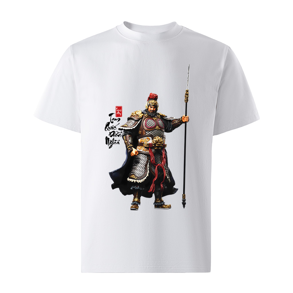 Áo phông nam tam quốc diễn nghĩa nhiều màu nhiều màu ATD1485 Miucho Iconic vải cotton in artwork_thumbnail_14