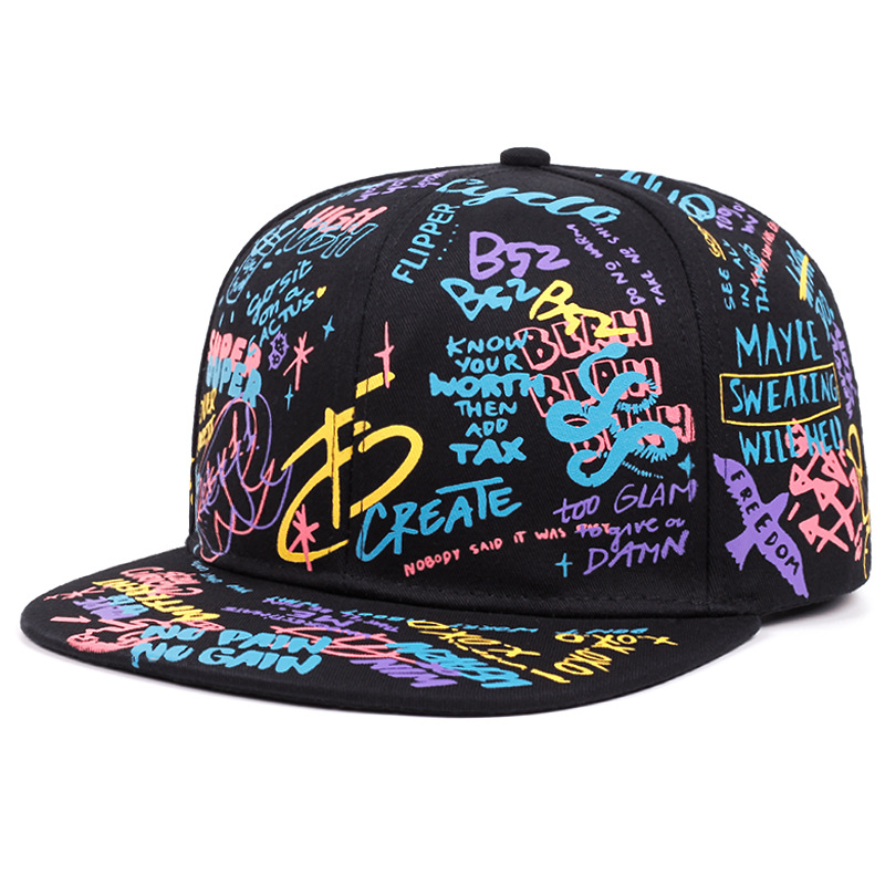 Mũ Snapback Hiphop Graffiti HZ2518