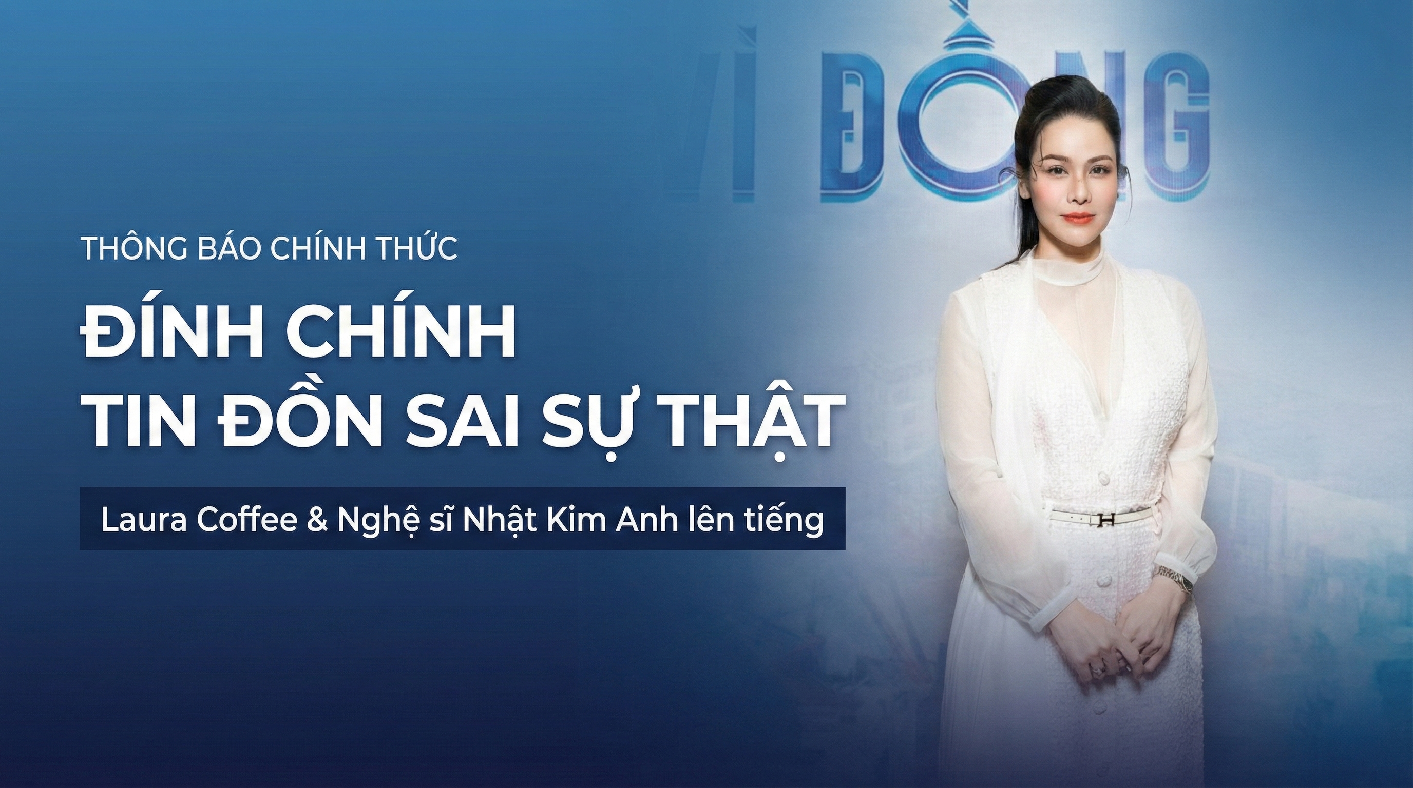 THÔNG BÁO ĐÍNH CHÍNH VỀ CÁC THÔNG TIN SAI SỰ THẬT