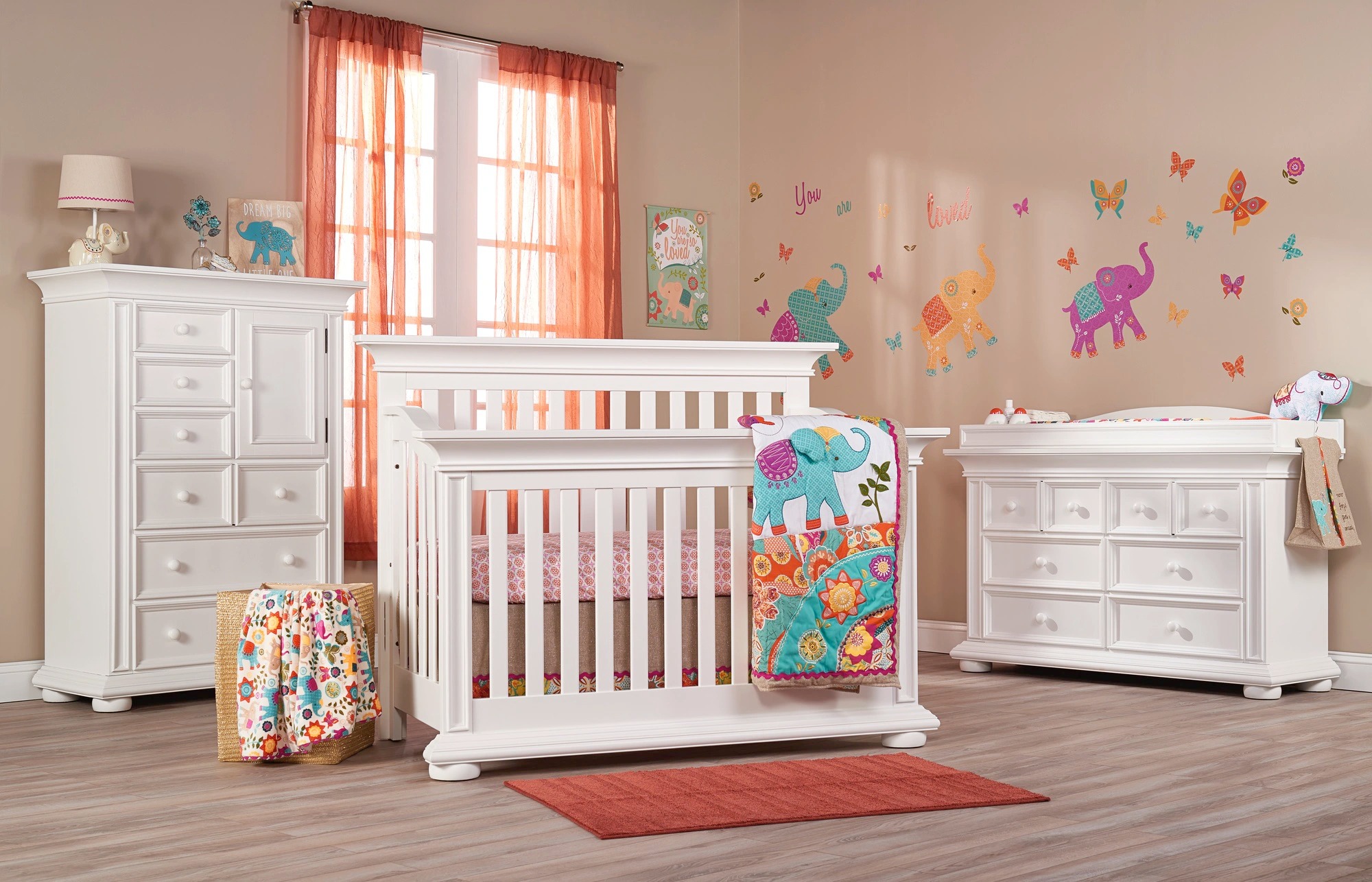 CŨI GỖ OXFORD HARLOW 4 IN 1 CONVERTIBLE CRIB NAVY MIDNIGHT SLATE_thumbnail_2