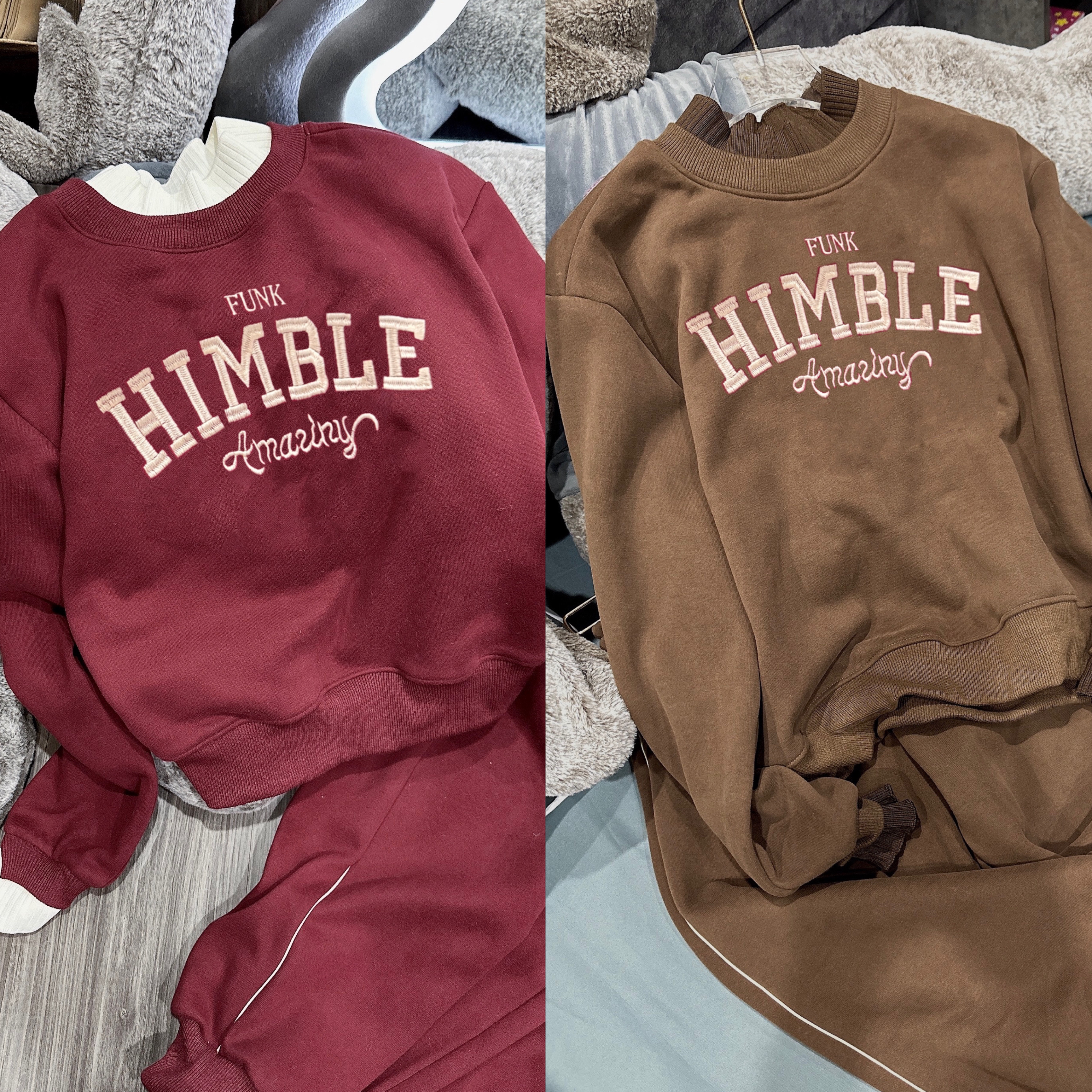 Set bộ nỉ chữ Himble - B20