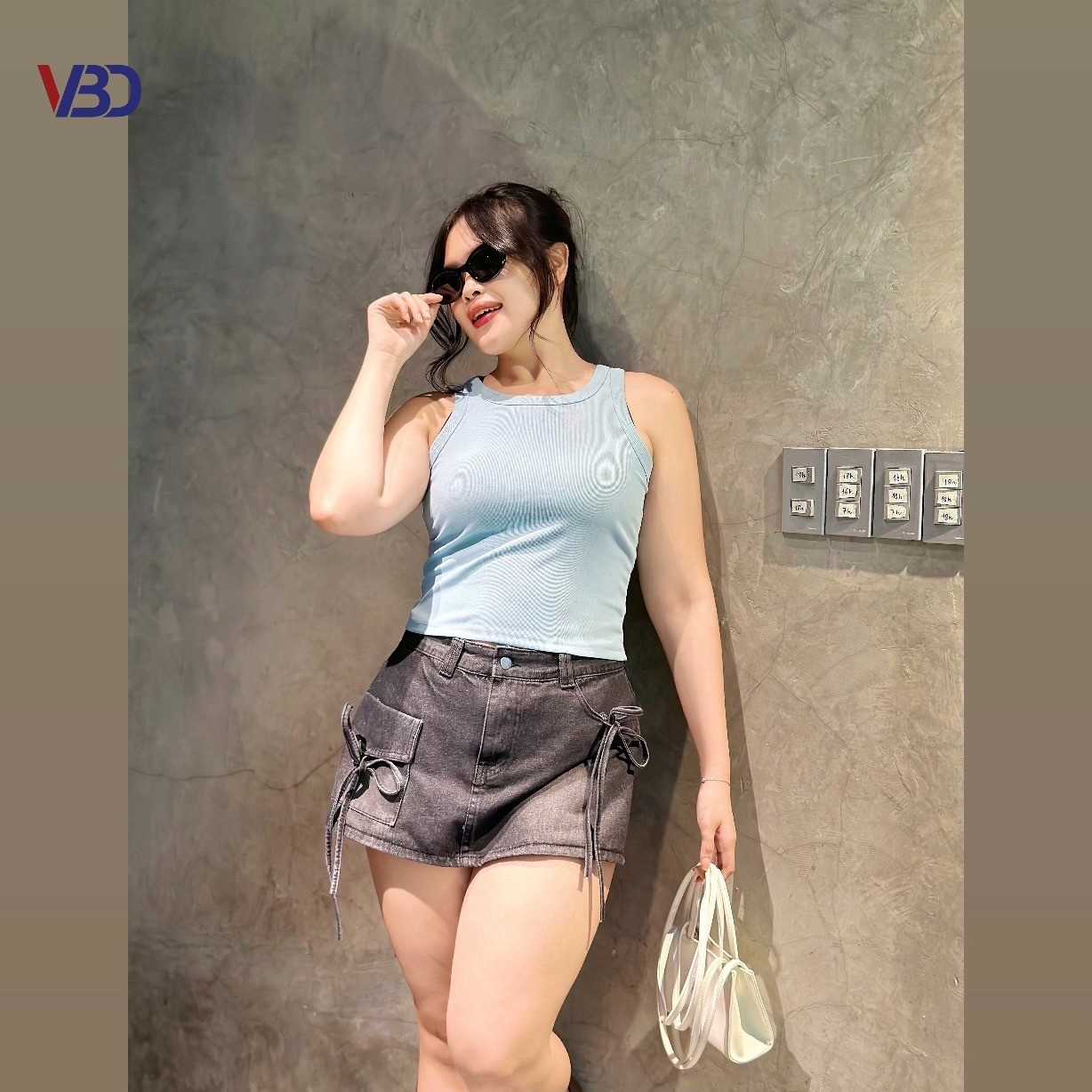 Quần váy jean túi hộp phối nơ bigsize QVJ014_thumbnail_8