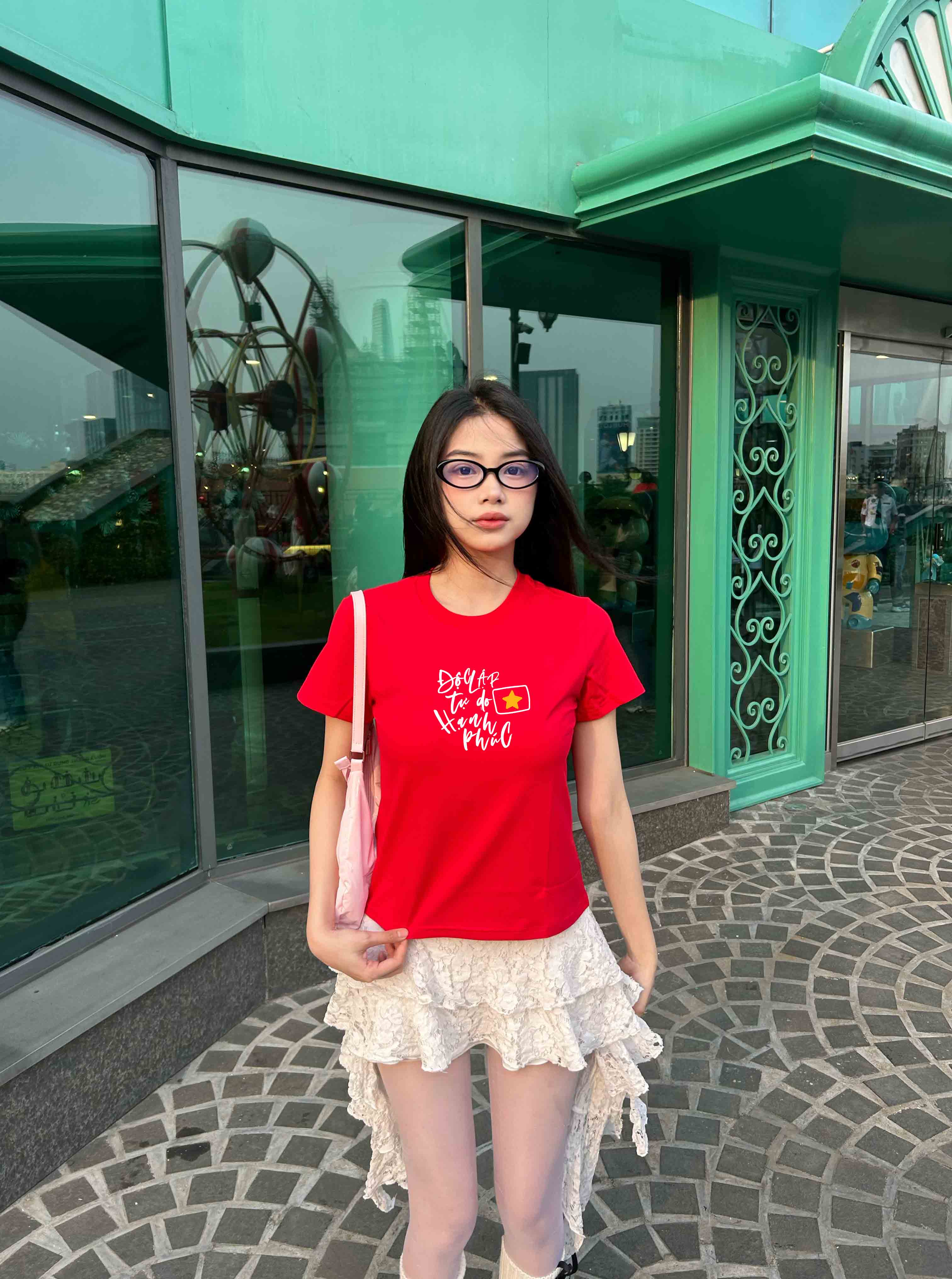 Áo baby tee ôm eo Việt Nam tôi yêu 2119 Miucho cổ tròn vải cotton 4c co giãn thoáng mát in mix_thumbnail_3