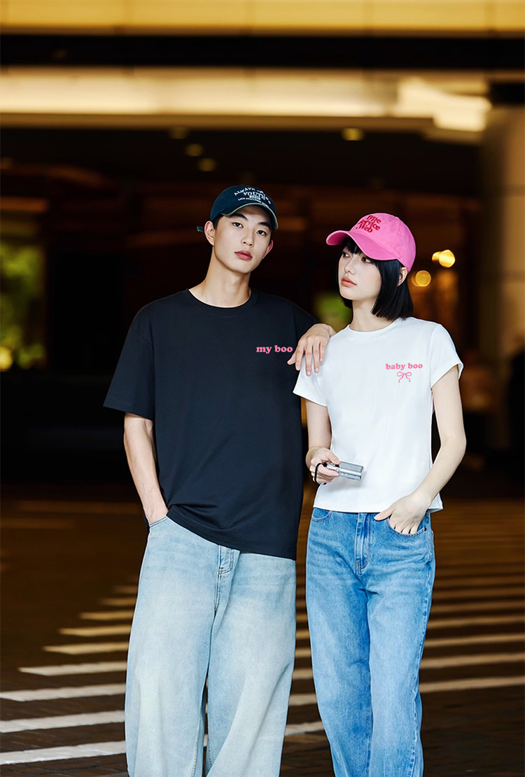 Áo thun cặp nam nữ đôi form rộng vải cotton co giãn thoáng mát ATD1653 Miucho in basic_thumbnail_4