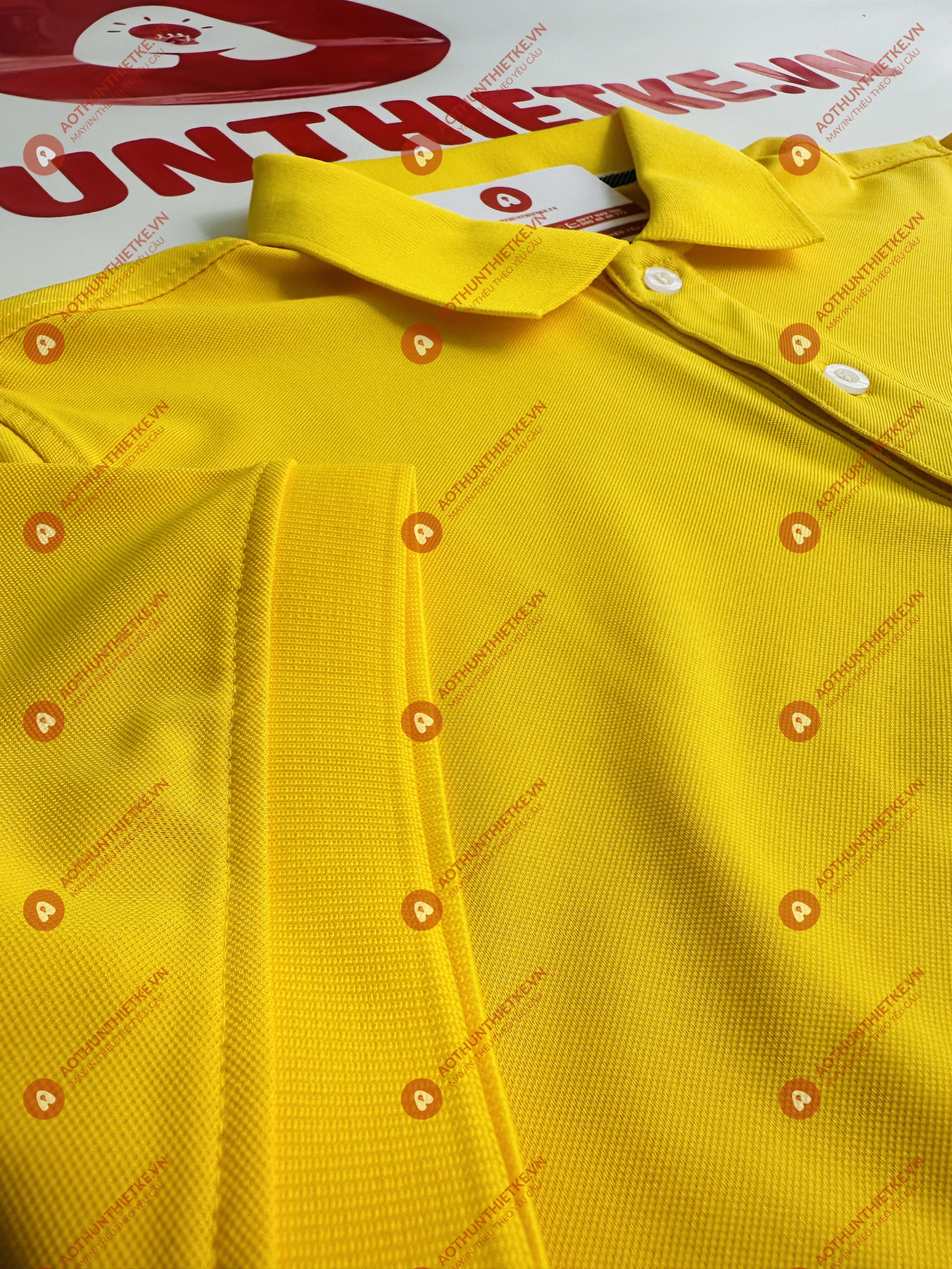 Áo Đồng Phục Polo Basic Vàng Nghệ_thumbnail_2