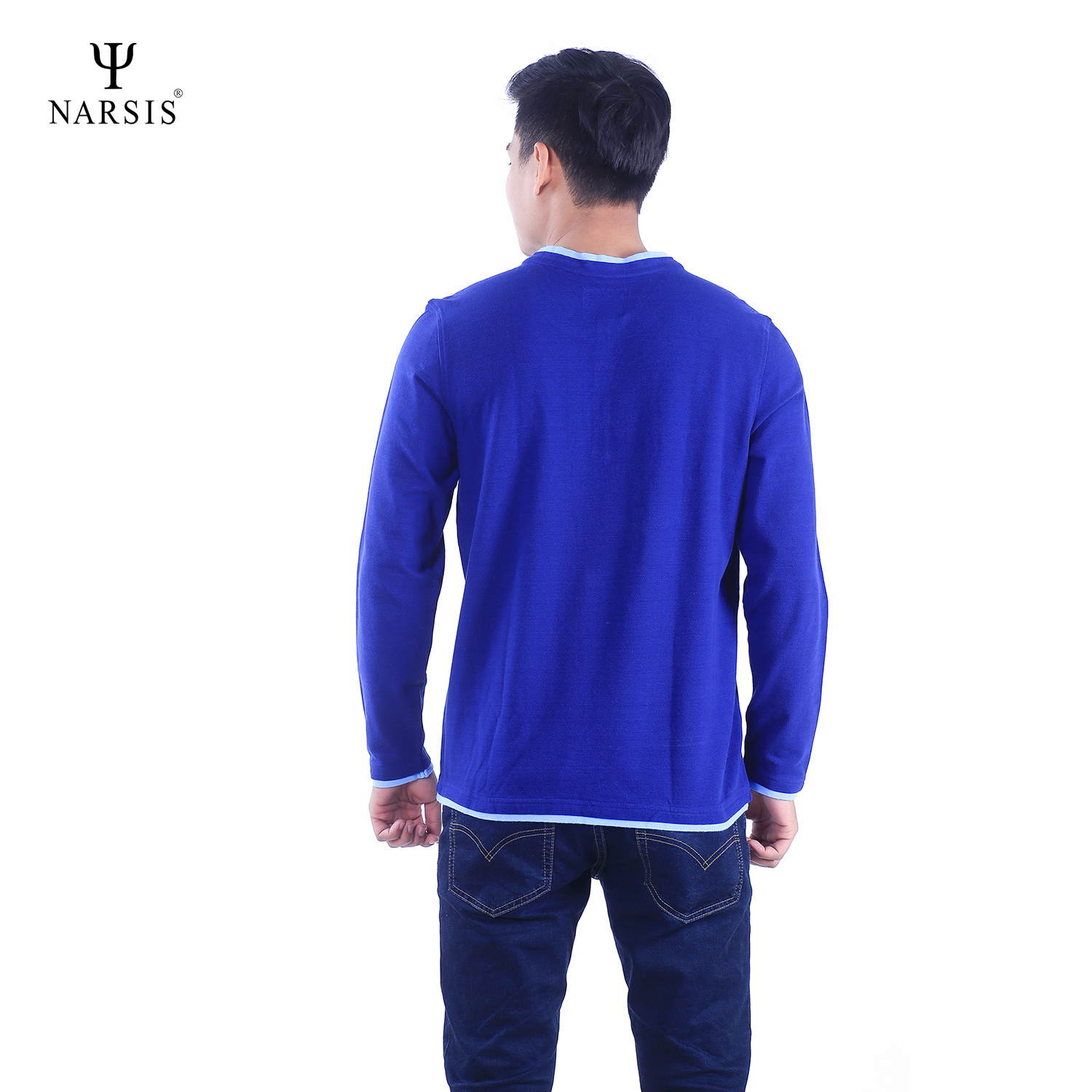 ÁO NAM THU ĐÔNG D7068 NARSIS CHẤT LIỆU THOÁNG MÁT, DỄ CHỊU, THOẢI MÁI CẢ NGÀY, DỄ VẬN ĐỘNG