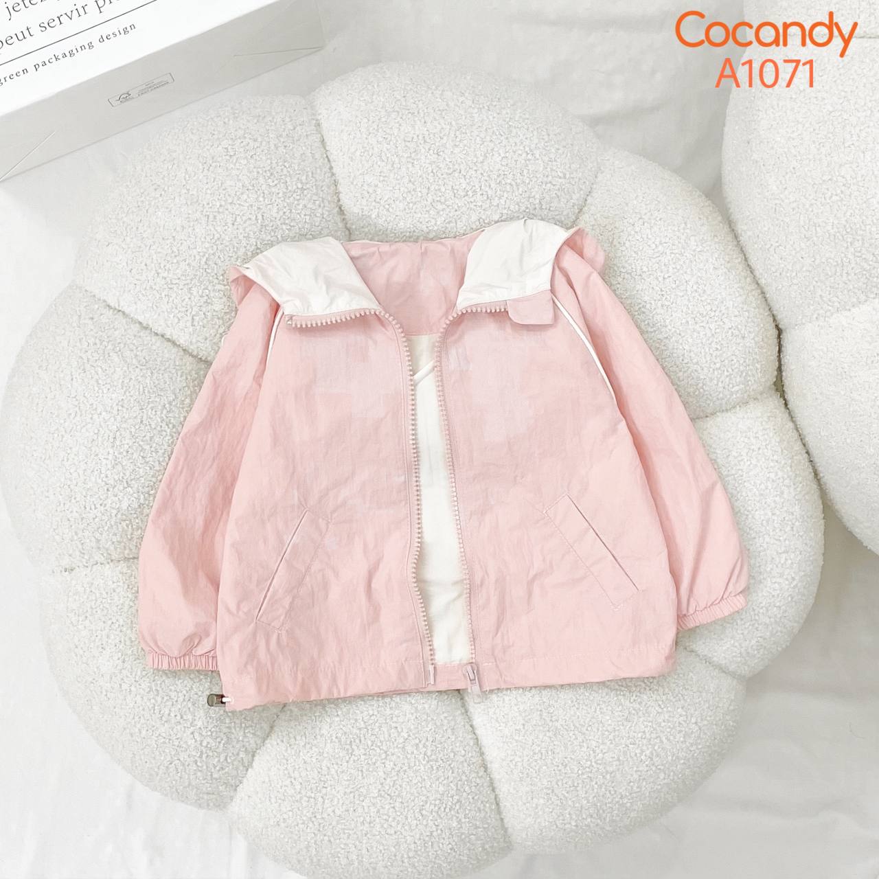 Áo khoác gió HỒNG có mũ_thumbnail_4