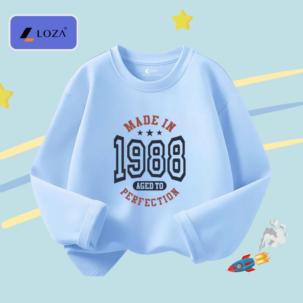 Áo thun dài tay bé trai in 1988 - Loza Kids KT3253_thumbnail_2
