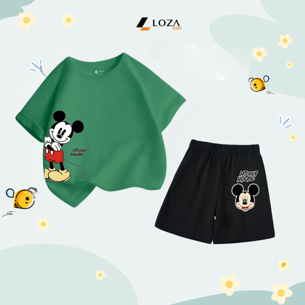 Bộ đồ trẻ em in hình 'Mickey Mousse' - Loza Kids SB226_thumbnail_3