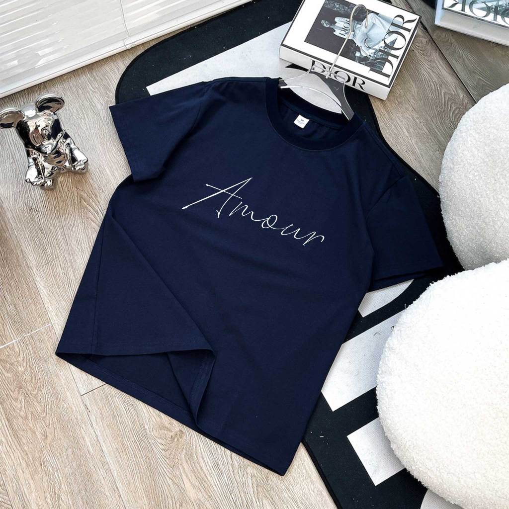 Áo thun nữ form vừa regular ARD551 Miucho Chic cotton cổ tròn in basic_thumbnail_7