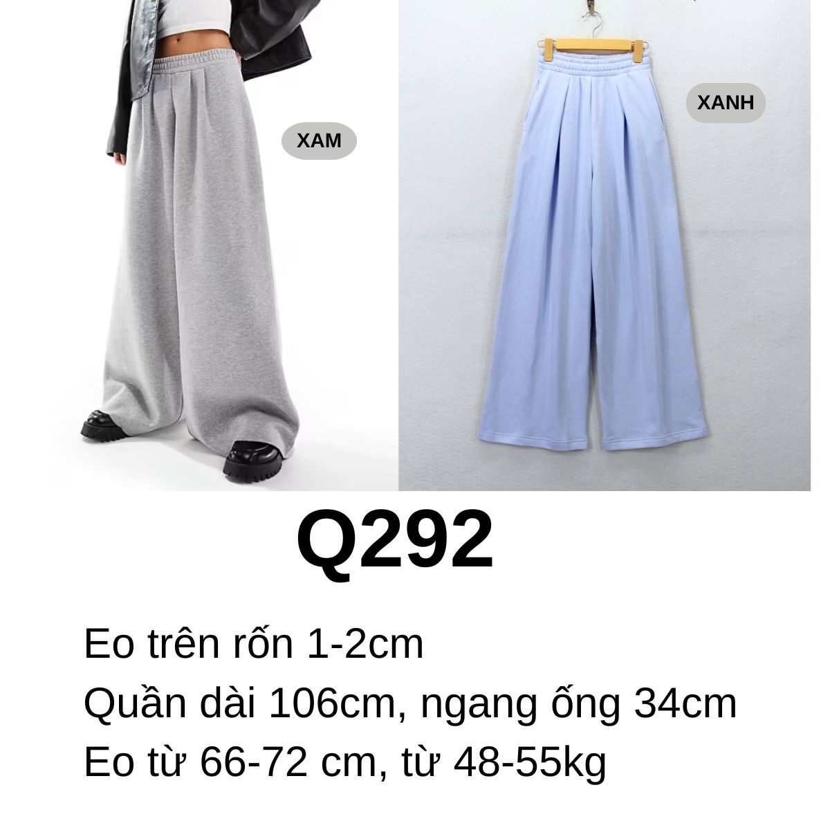 Q292- Quần ống rộng GJ