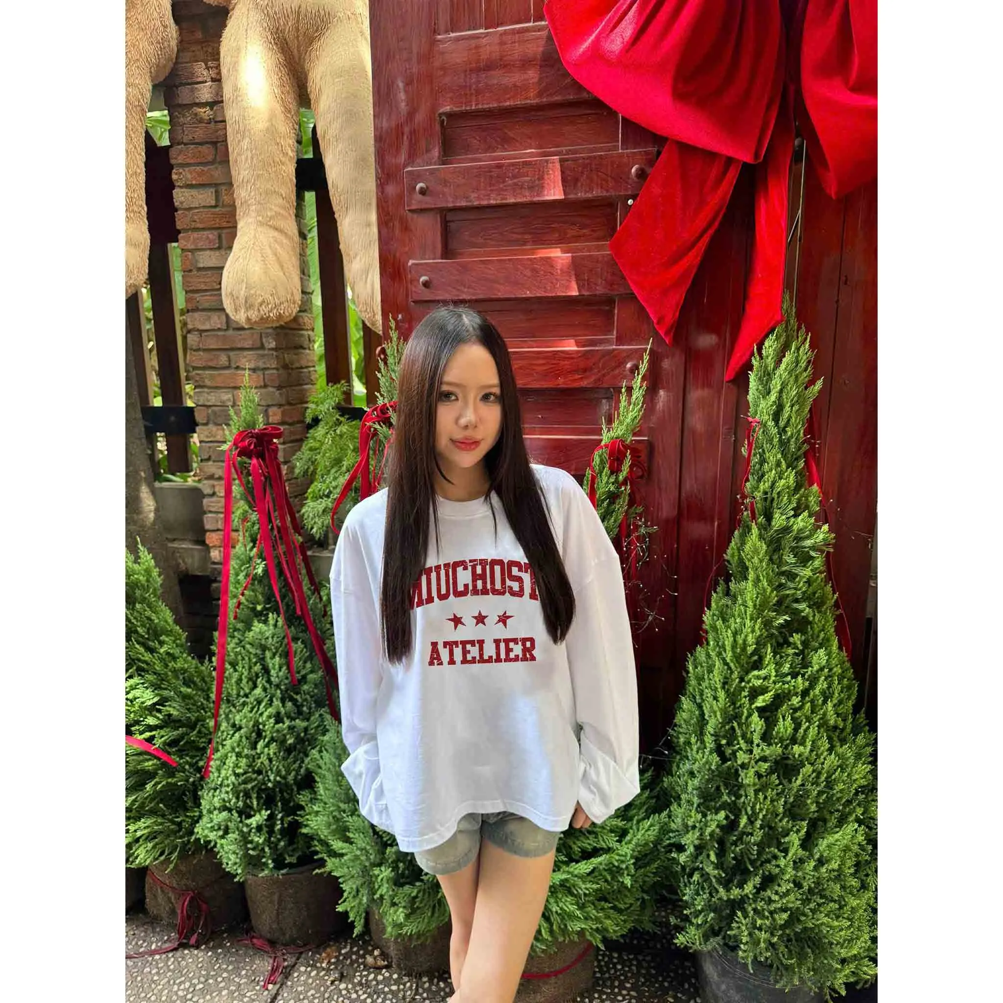 Áo thun boxy tay dài local brand Miucho Club vải cotton thoáng mát cổ tròn in mix 2676_thumbnail_4