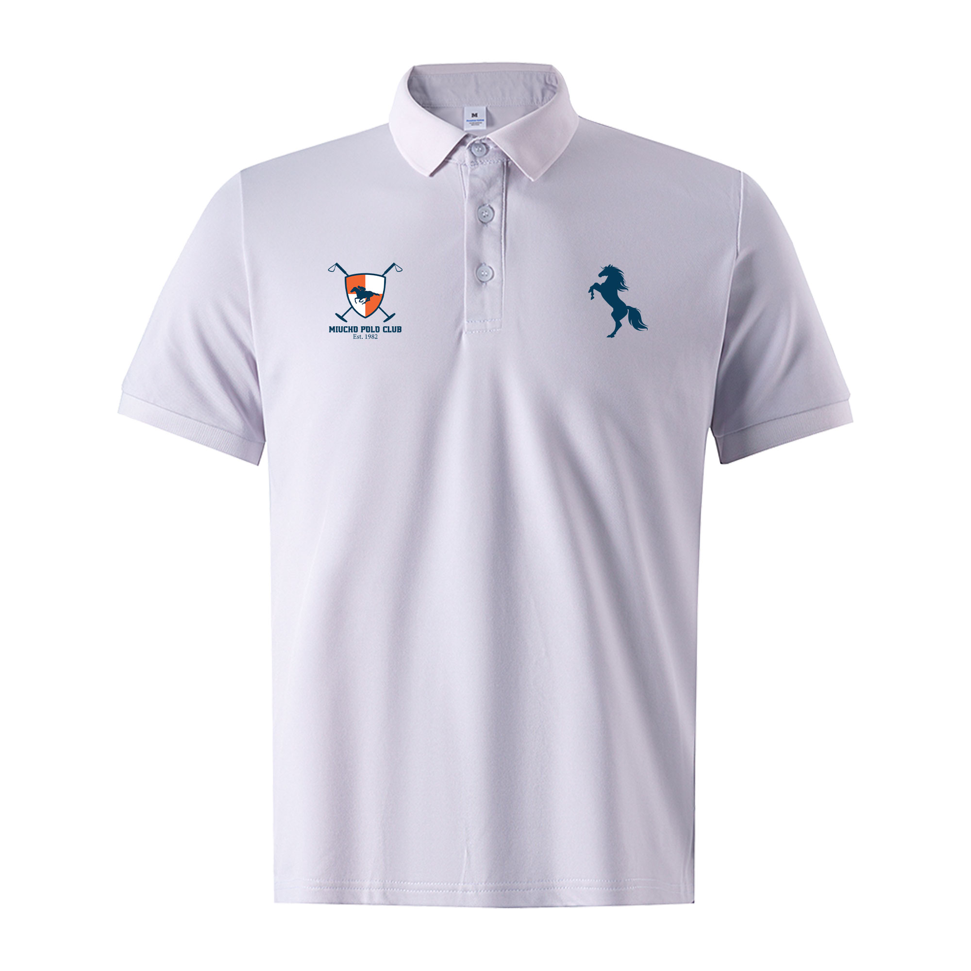 Áo polo form vừa 1900 Miucho Iconic vải cá sấu đứng form thoáng mát in mix_thumbnail_10