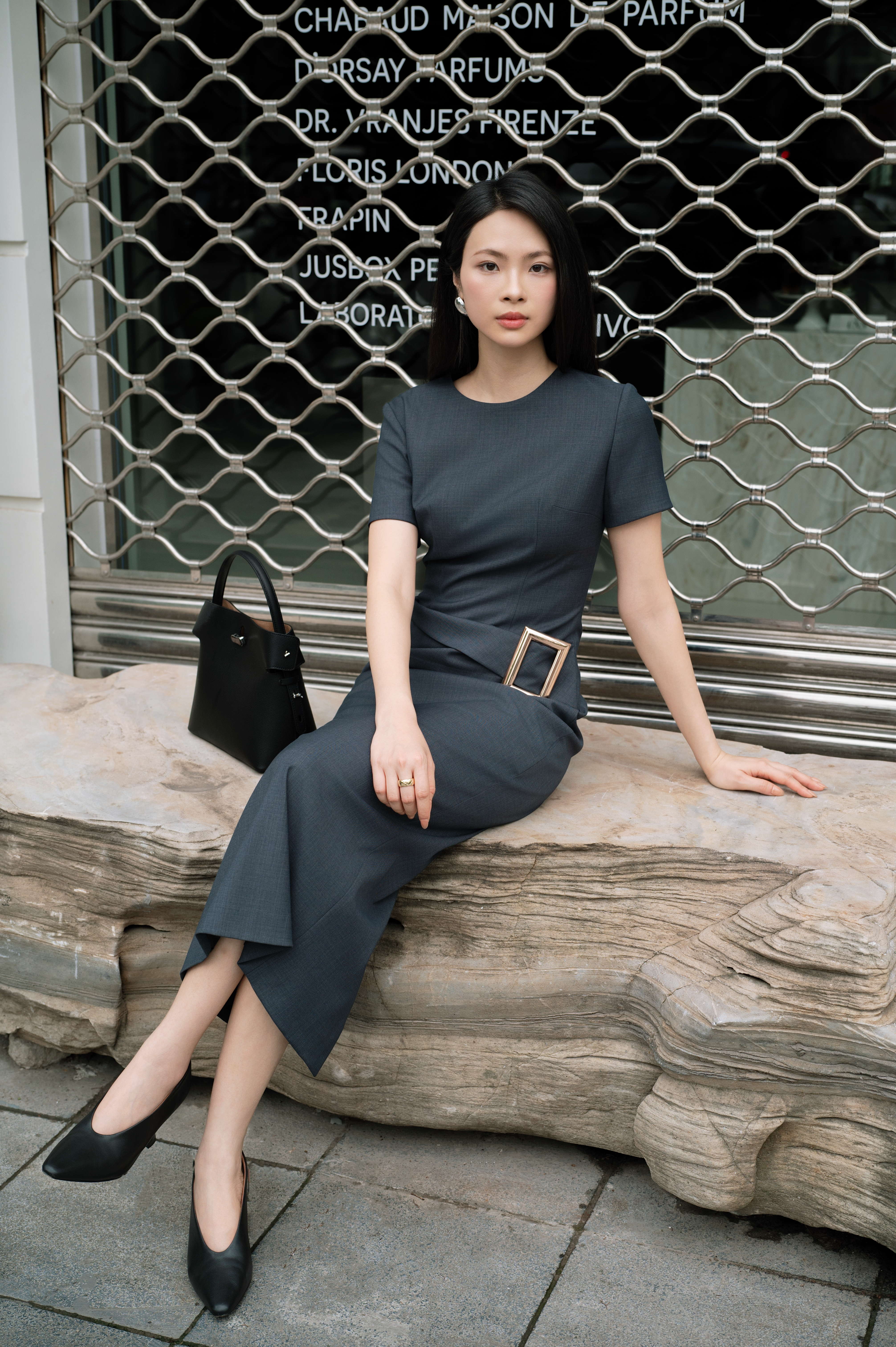 SOPHIA DRESS - Dark grey_thumbnail_2