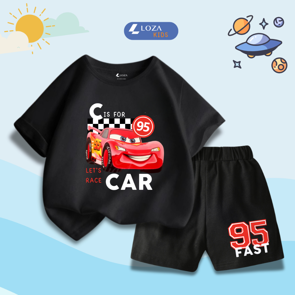 Bộ đồ bé trai in hình Ô tô - Loza SB313_thumbnail_5