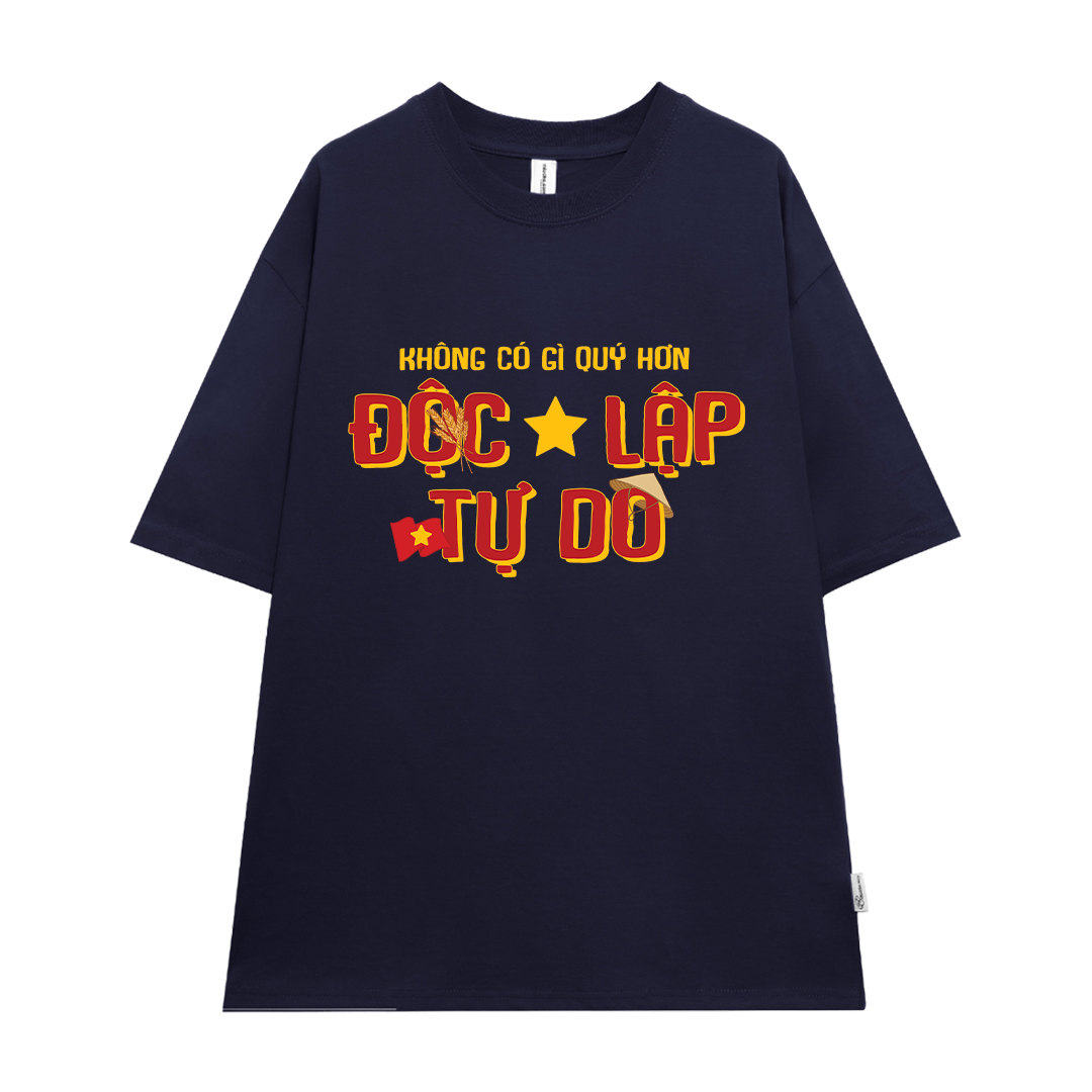 Áo thun Việt Nam tôi yêu form rộng 2211 Miucho cổ tròn vải cotton 4c 220gsm thoáng mát in mix_thumbnail_10