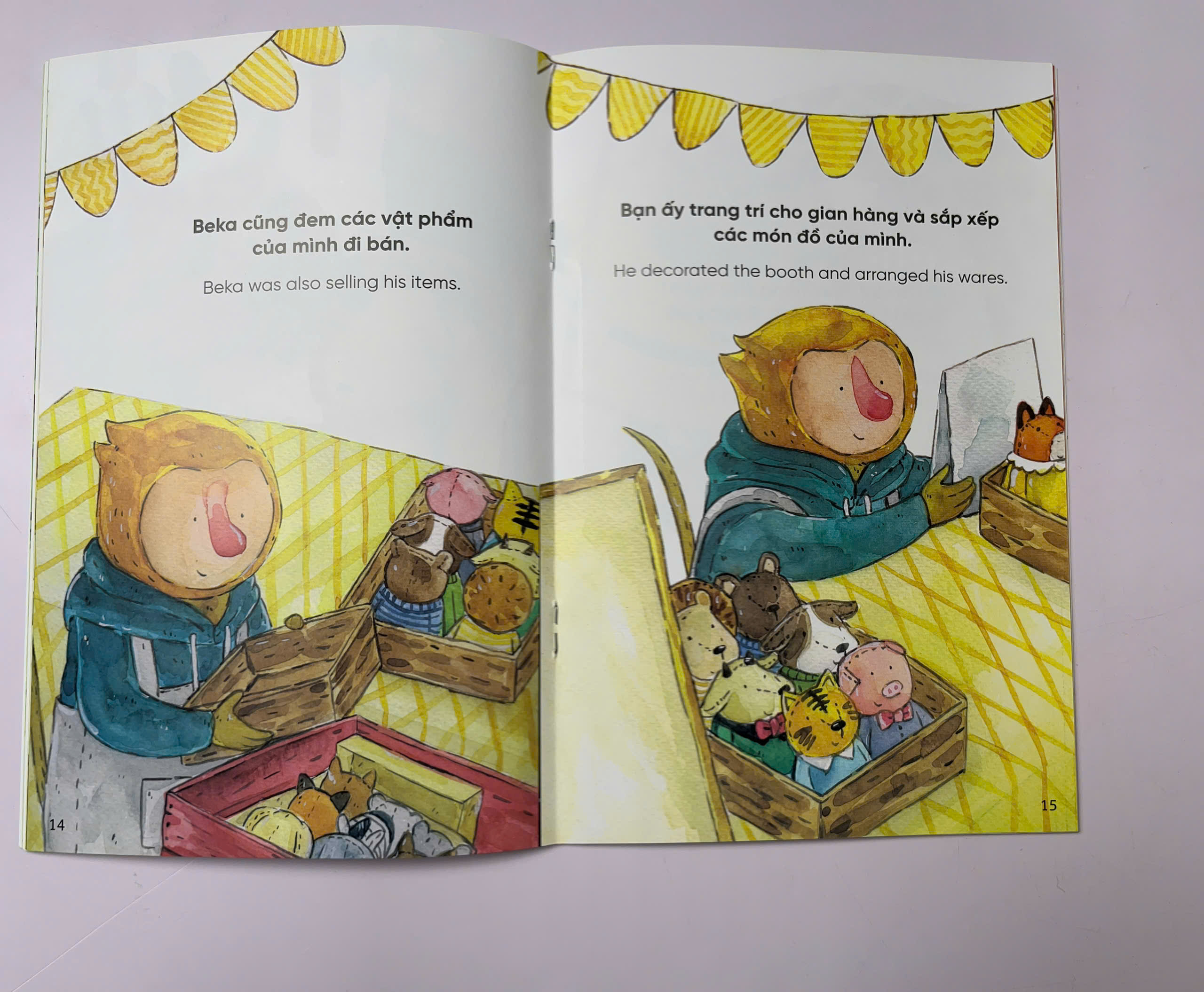 Combo 6c Truyện tranh song ngữ Việt-Anh dành cho trẻ em - Cùng học cư xử tốt_thumbnail_7