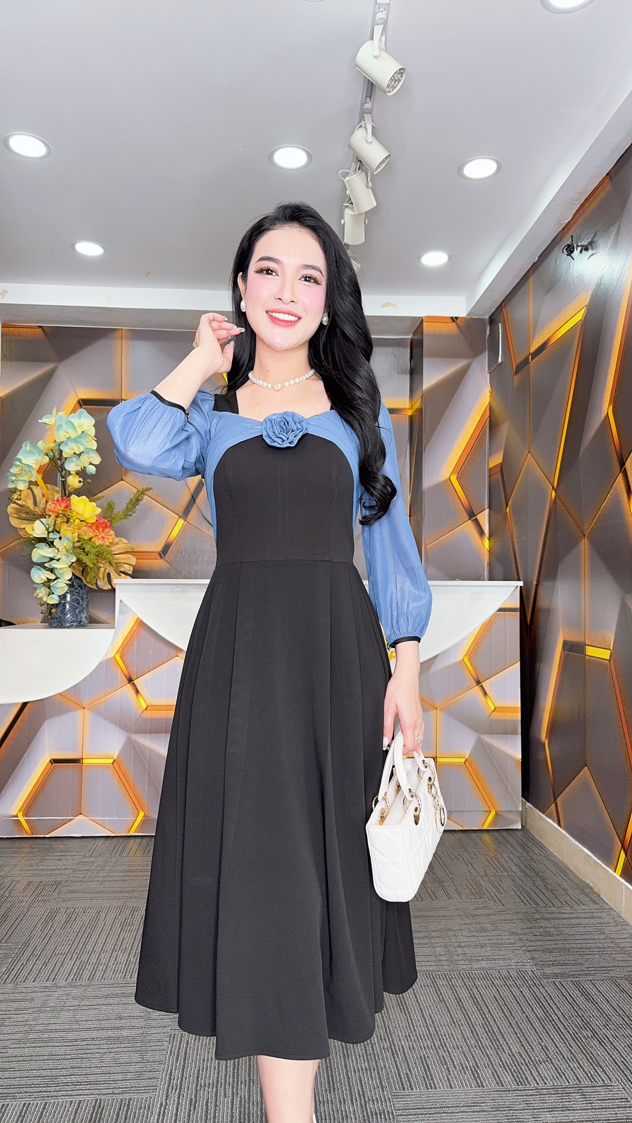 Đầm xòe - Y1815 - Thương hiệu Zonbig_thumbnail_3