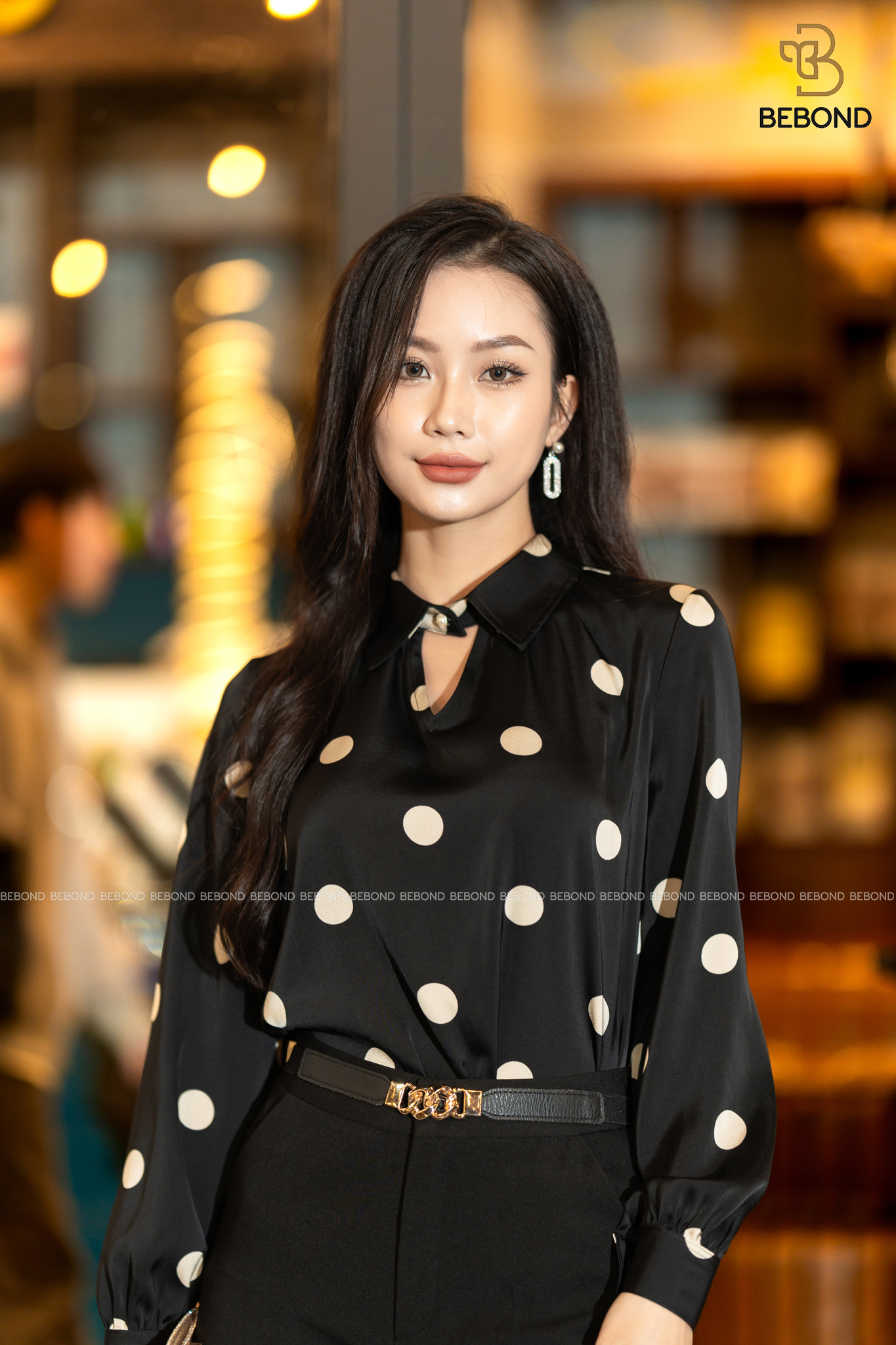 ÁO SƠ MI CHẤM BI MARIS_thumbnail_0