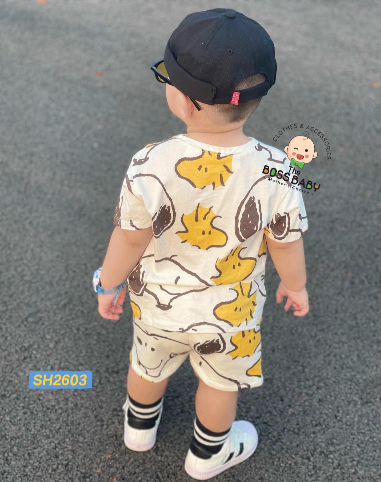 Set bộ cotton trắng họa tiết Snoopy_thumbnail_1