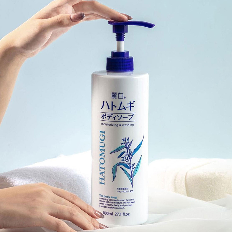 Sữa tắm sáng da HATOMUGI 800ml_thumbnail_3