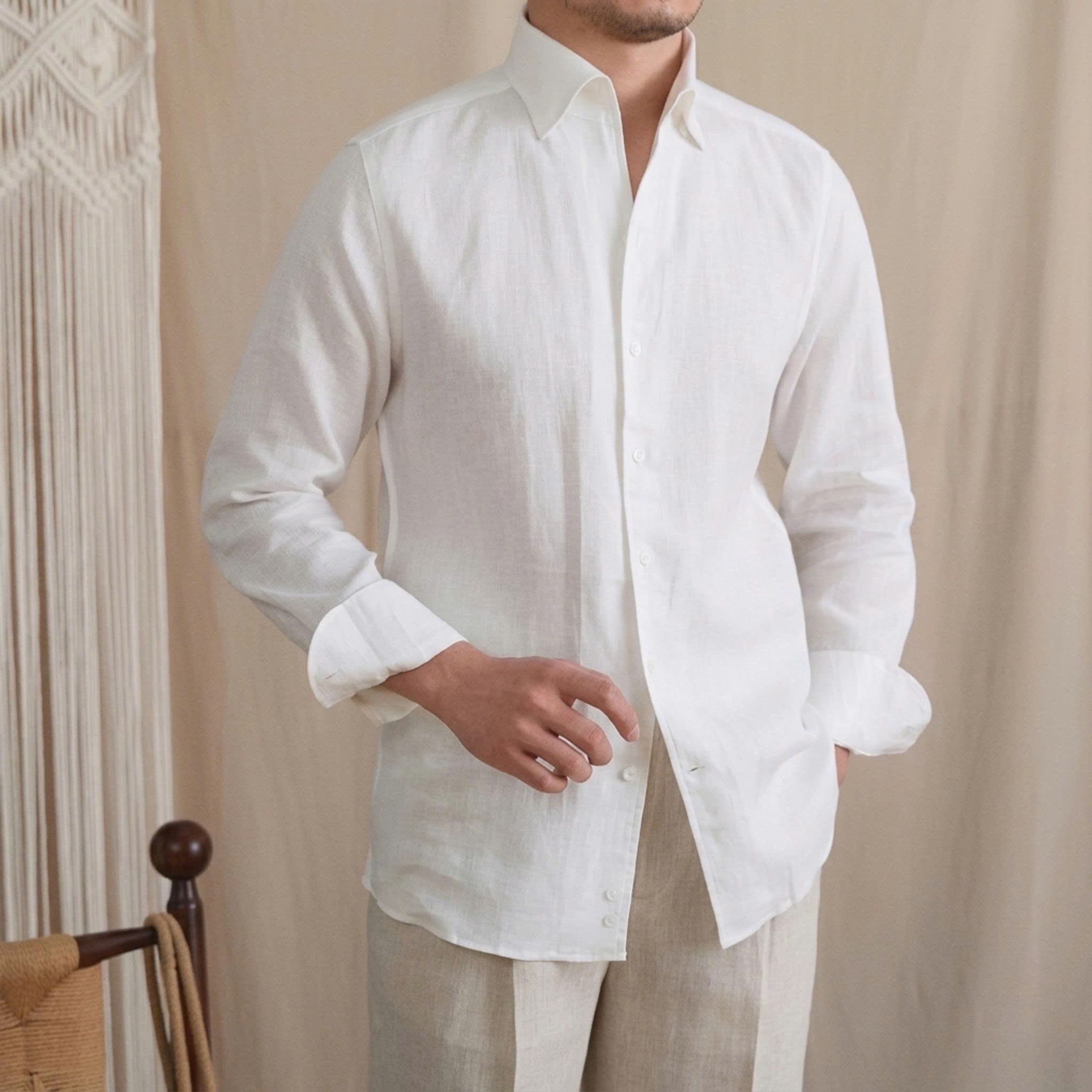 Sơ Mi Linen Cổ Button Down Ẩn Season 2_thumbnail_2