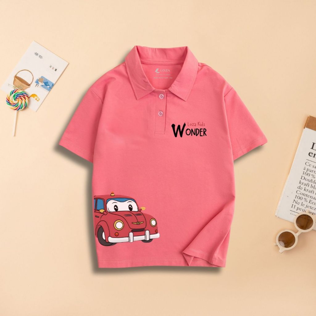 Áo polo bé trai in hình ô tô cotton - Loza Kids PL3051_thumbnail_9