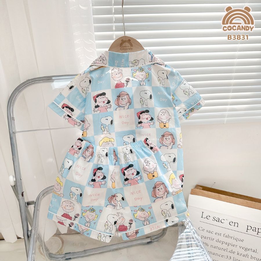 Bộ cộc pijama XANH Snoopy_thumbnail_3