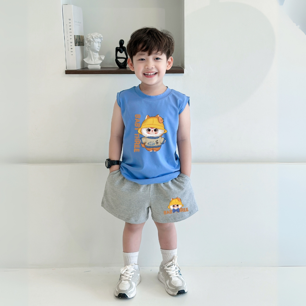 Bộ ba lỗ bé trai in hình nhiều mẫu -  Loza Kids G0298_thumbnail_2
