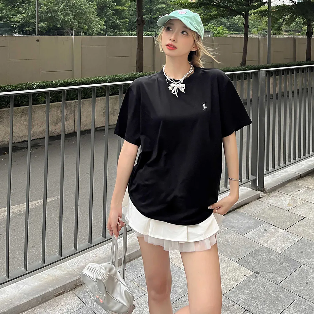 Áo thun form rộng basic nhiều màu 2510 Miucho vải cotton thoáng mát cổ tròn in artwork_thumbnail_2