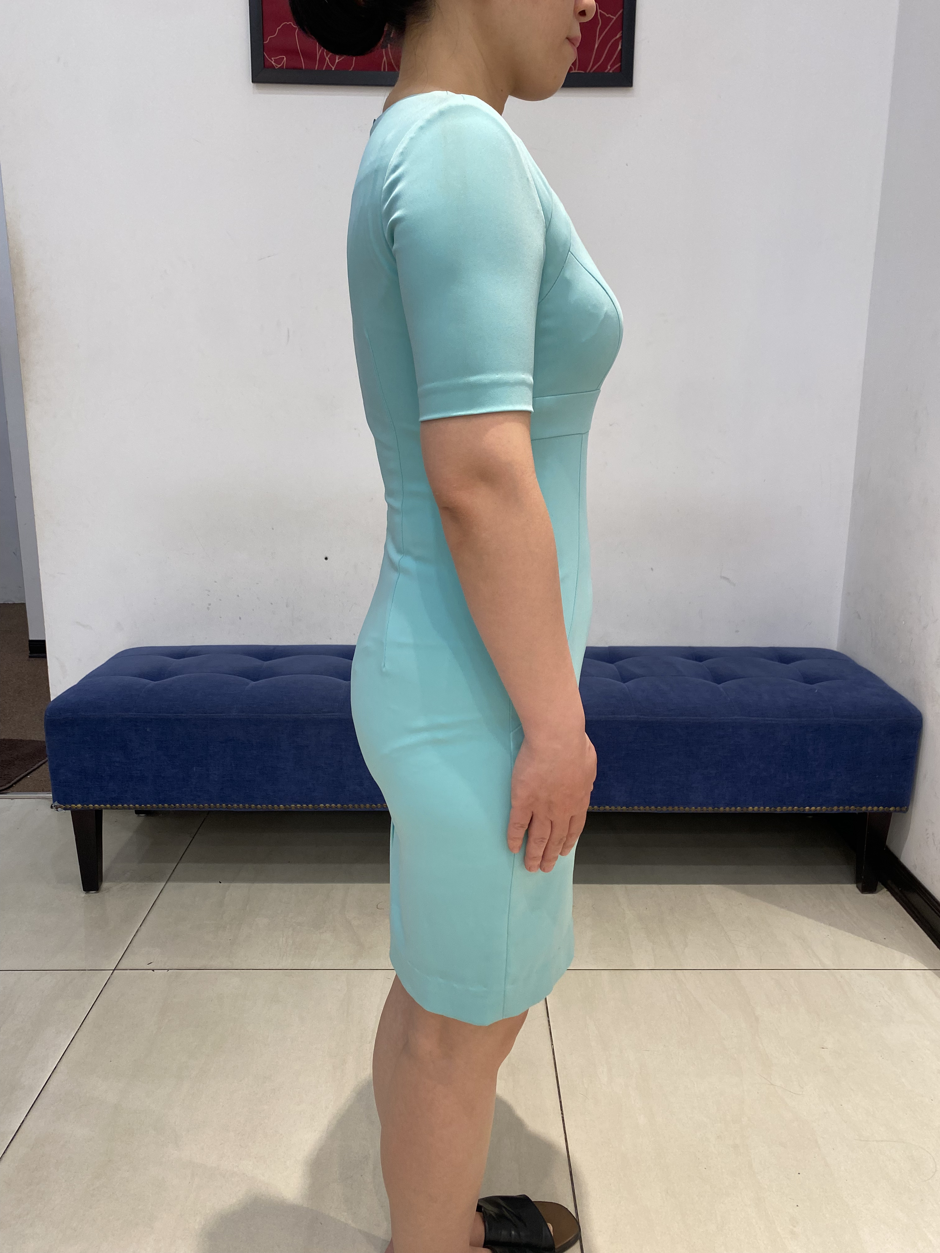 Váy xanh cổ đính đá_thumbnail_3