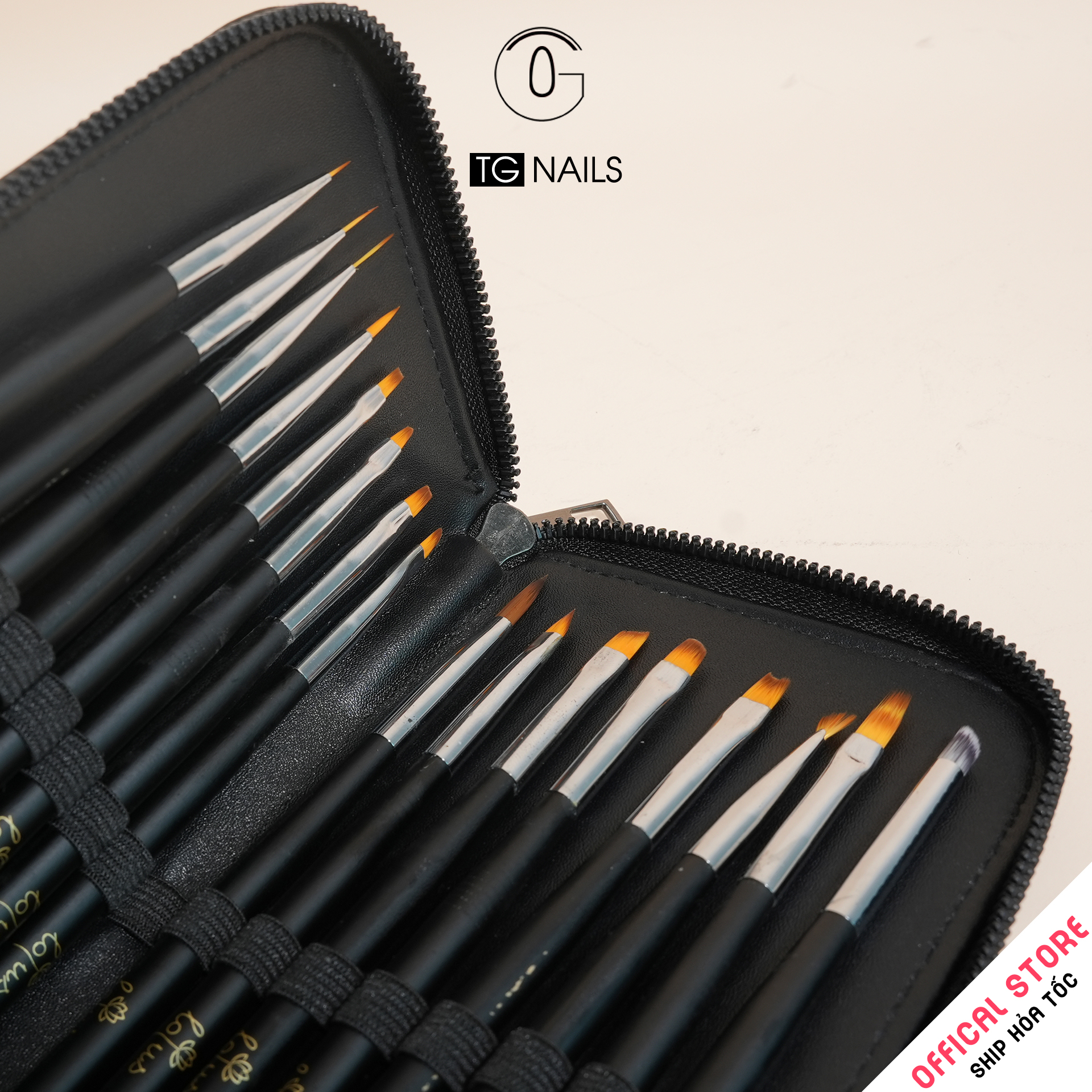 Bộ cọ vẽ móng LOUIS, gồm 16 cọ/bộ, chiều dài 11.7cm._thumbnail_5