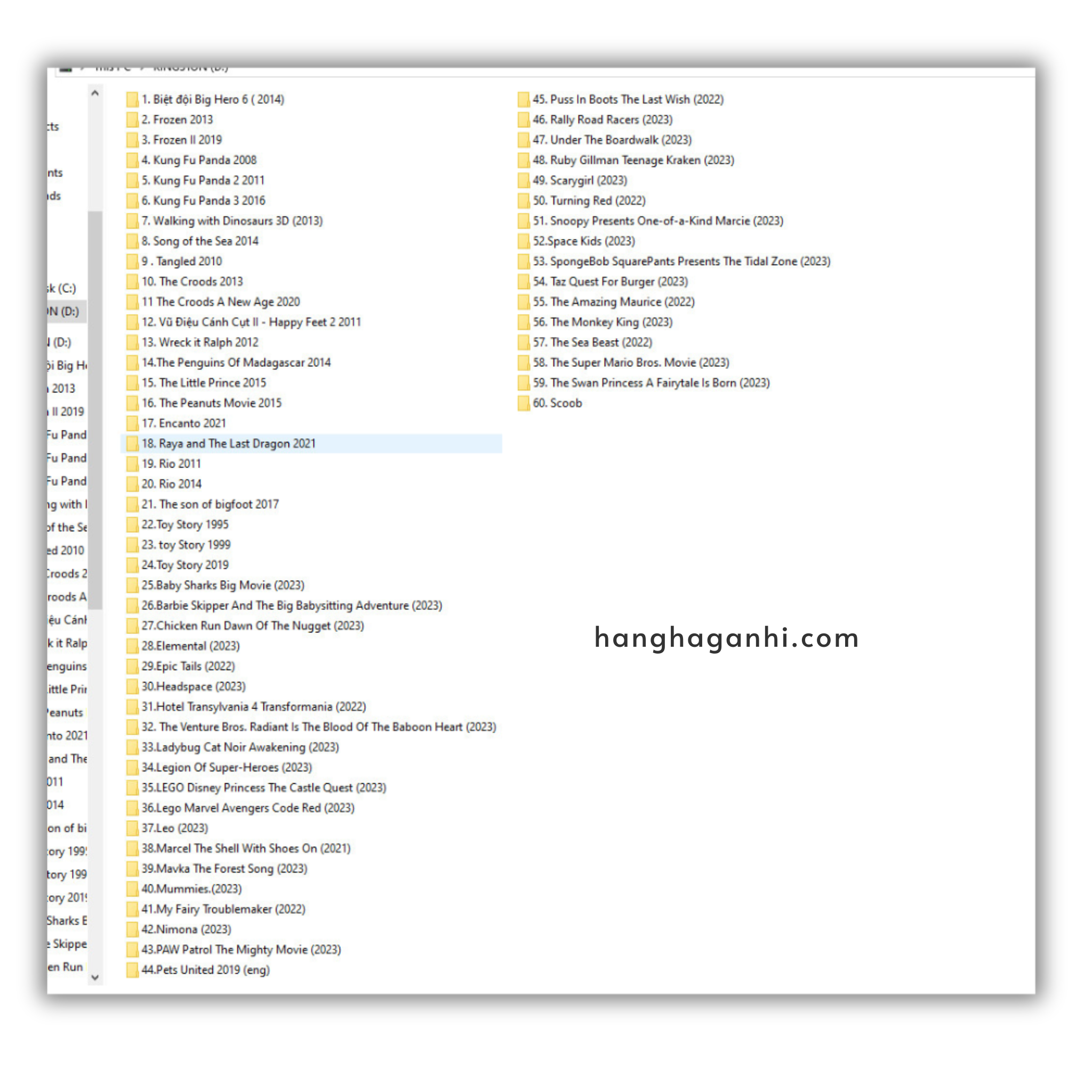 USB 60 phim hoạt hình Tiếng Anh, 64GB, phụ đề song ngữ Anh Việt cho bé_thumbnail_14