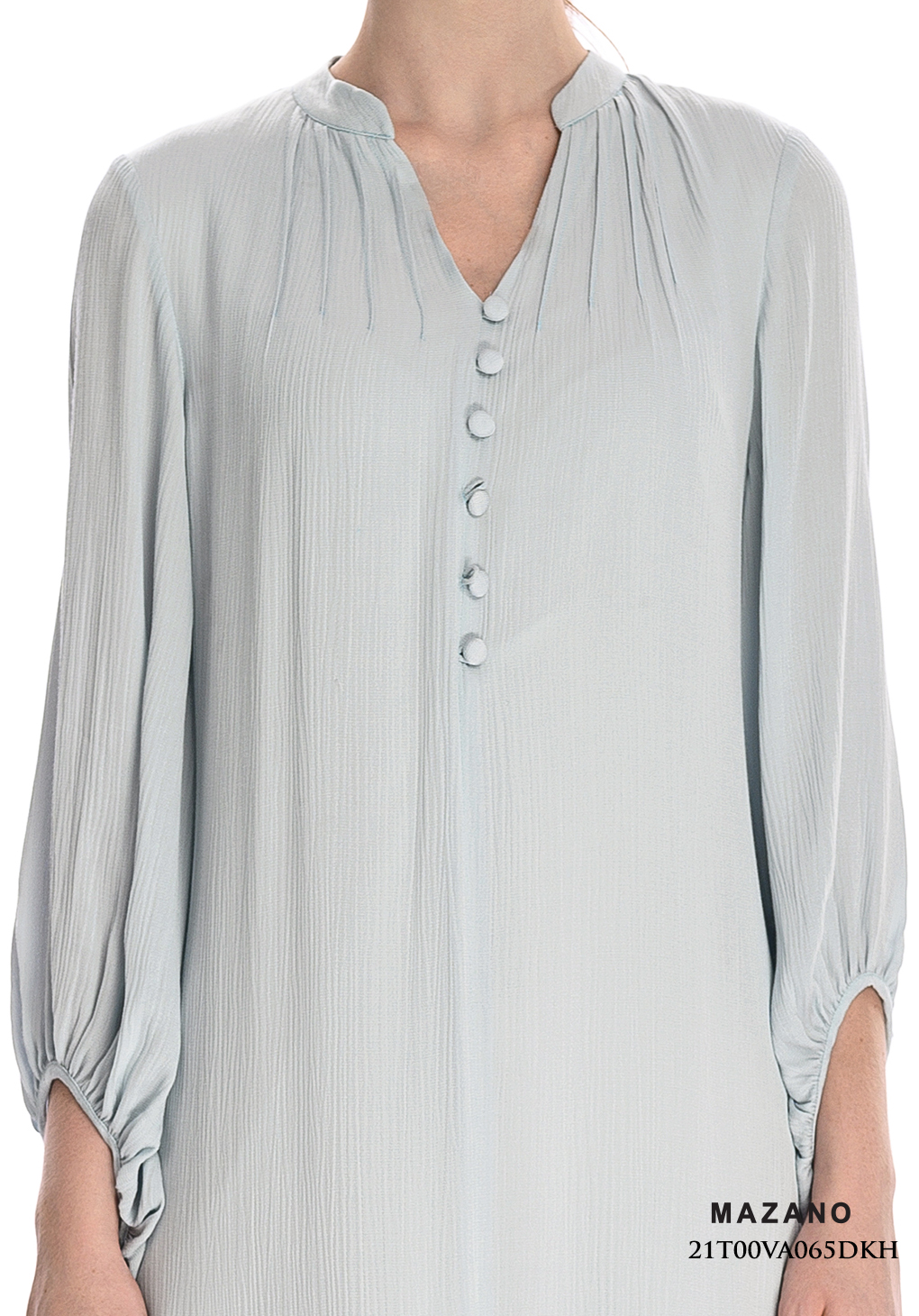 Đầm xanh pastel bèo gấu tay cách điệu_thumbnail_5