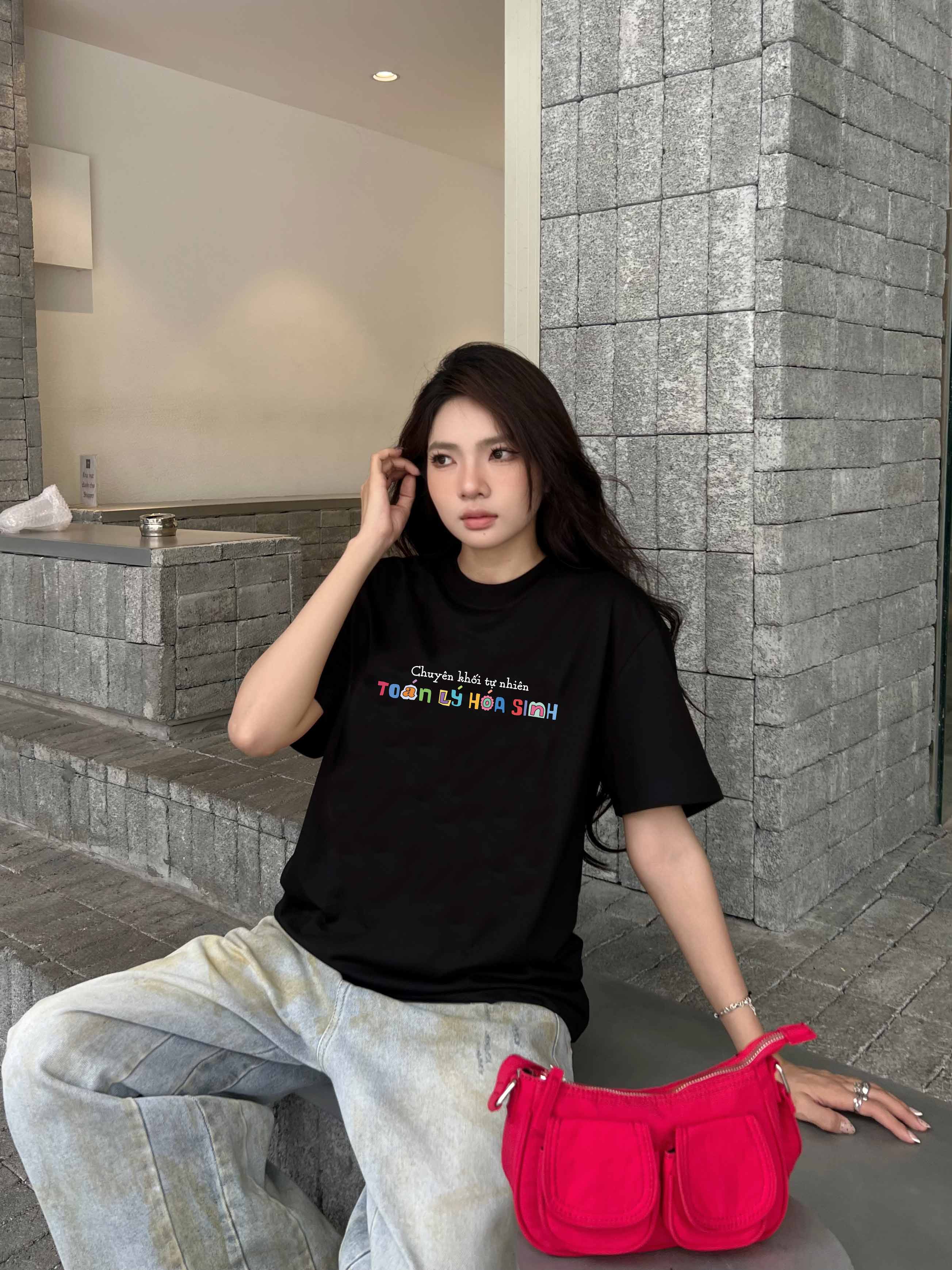 Áo thun form rộng in chữ dễ thương ATD2398 Miucho chất vải cotton cao cấp thoáng mát in Typography_thumbnail_5