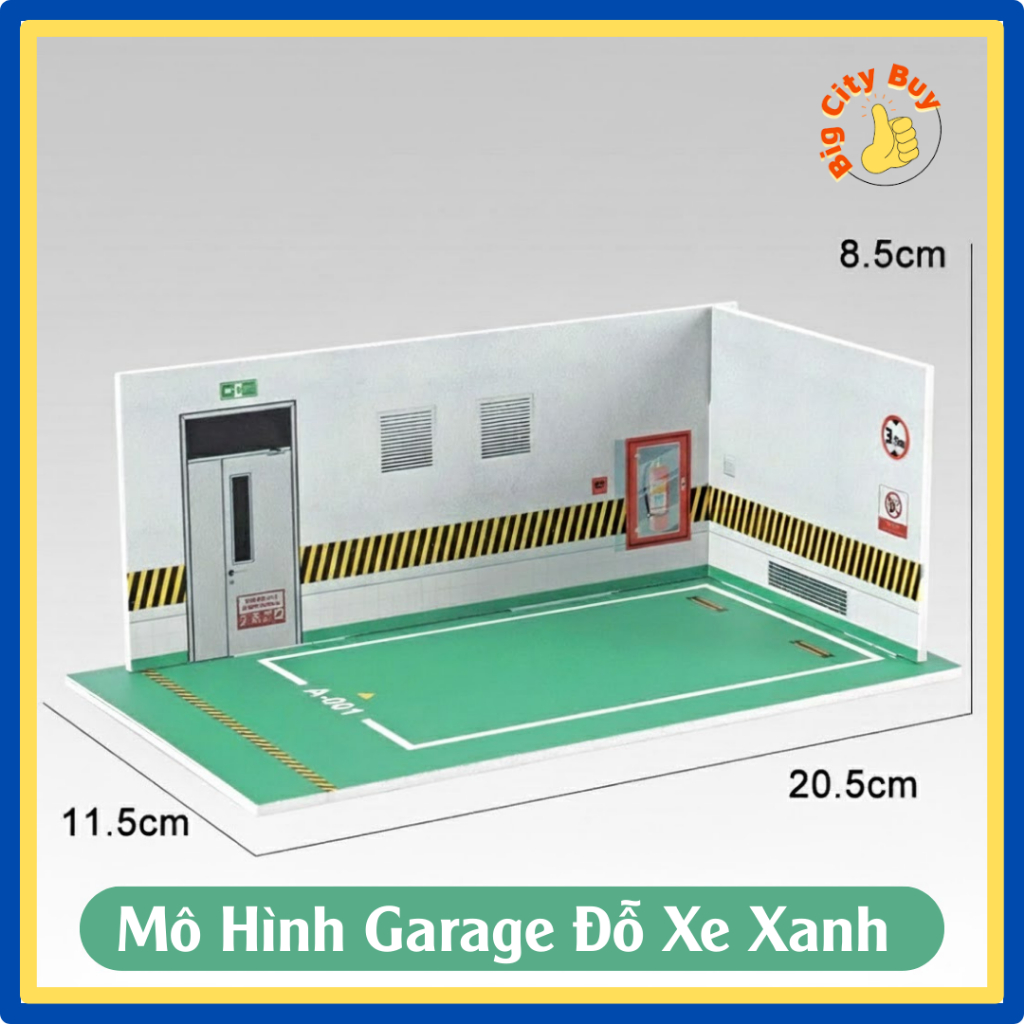 Diorama Garage Đa Tầng Trưng Bày Xe 1:32_thumbnail_1