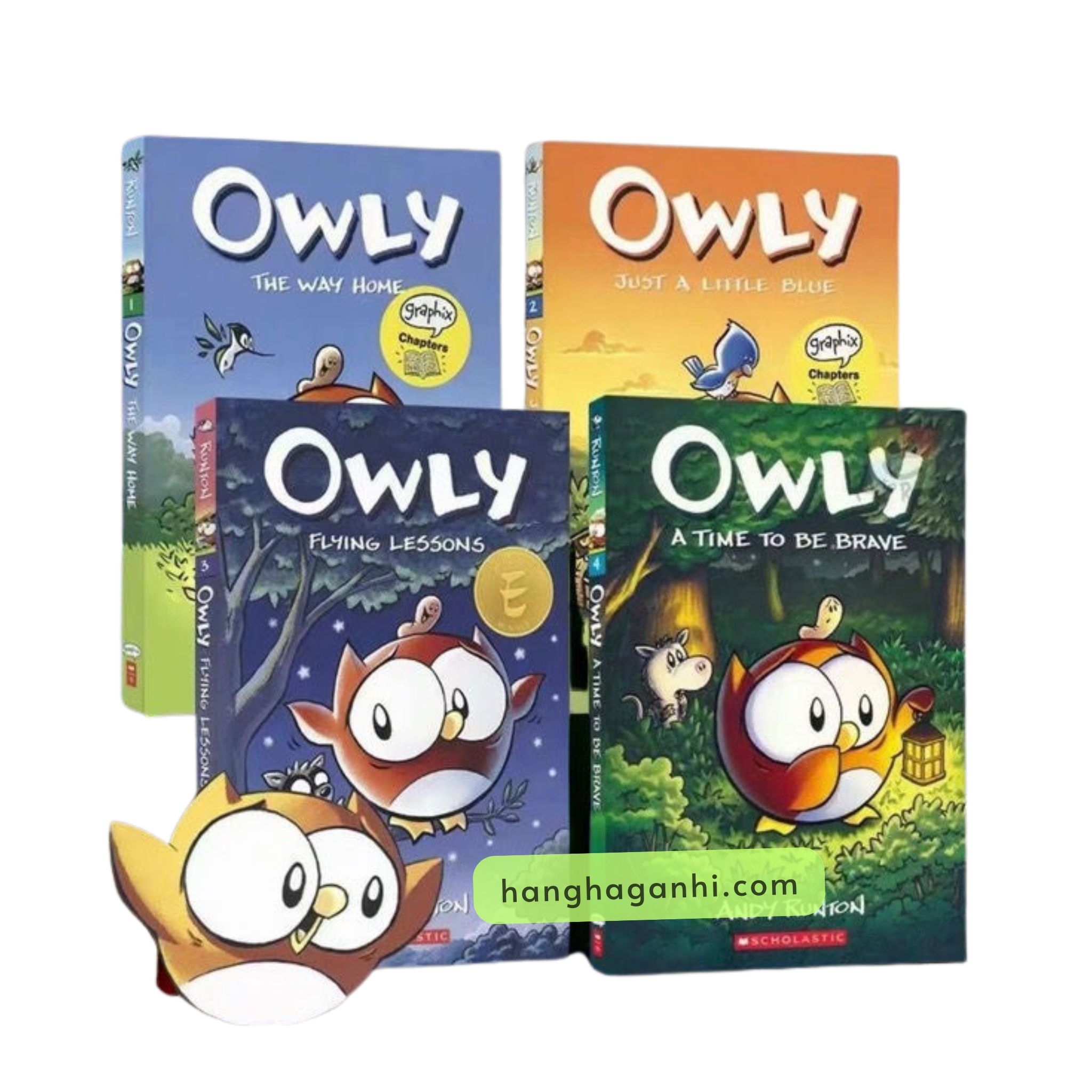 Comic Big-Eyed Owl Owly, bộ 4 cuốn truyện tranh dành cho trẻ em_thumbnail_1