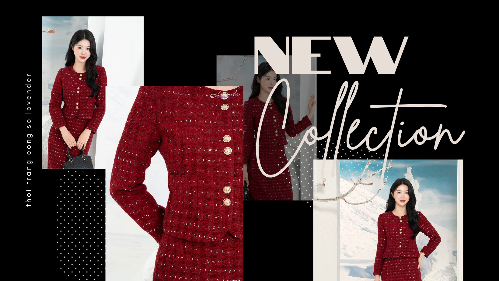 Black and White Modern Minimalist Fashion Store Facebook Cover