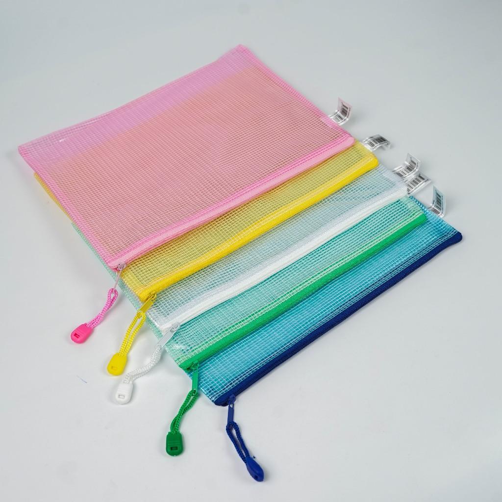 Túi file B5 đựng tài liệu học sinh và văn phòng kiểu lưới, khoá kéo - VIỆT LỢI - VL502_thumbnail_2