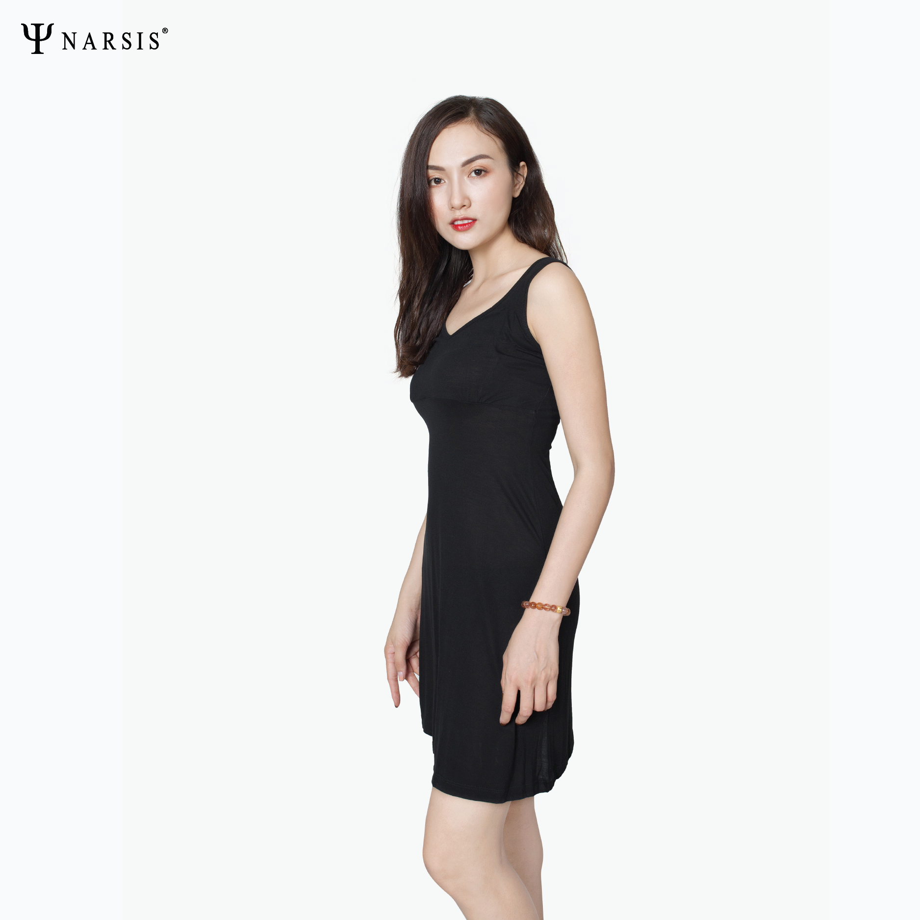 VÁY NGỦ NỮ NEW1112 NARSIS CHẤT LIỆU THOÁNG MÁT, DỄ CHỊU, THOẢI MÁI CẢ NGÀY, DỄ VẬN ĐỘNG_thumbnail_2