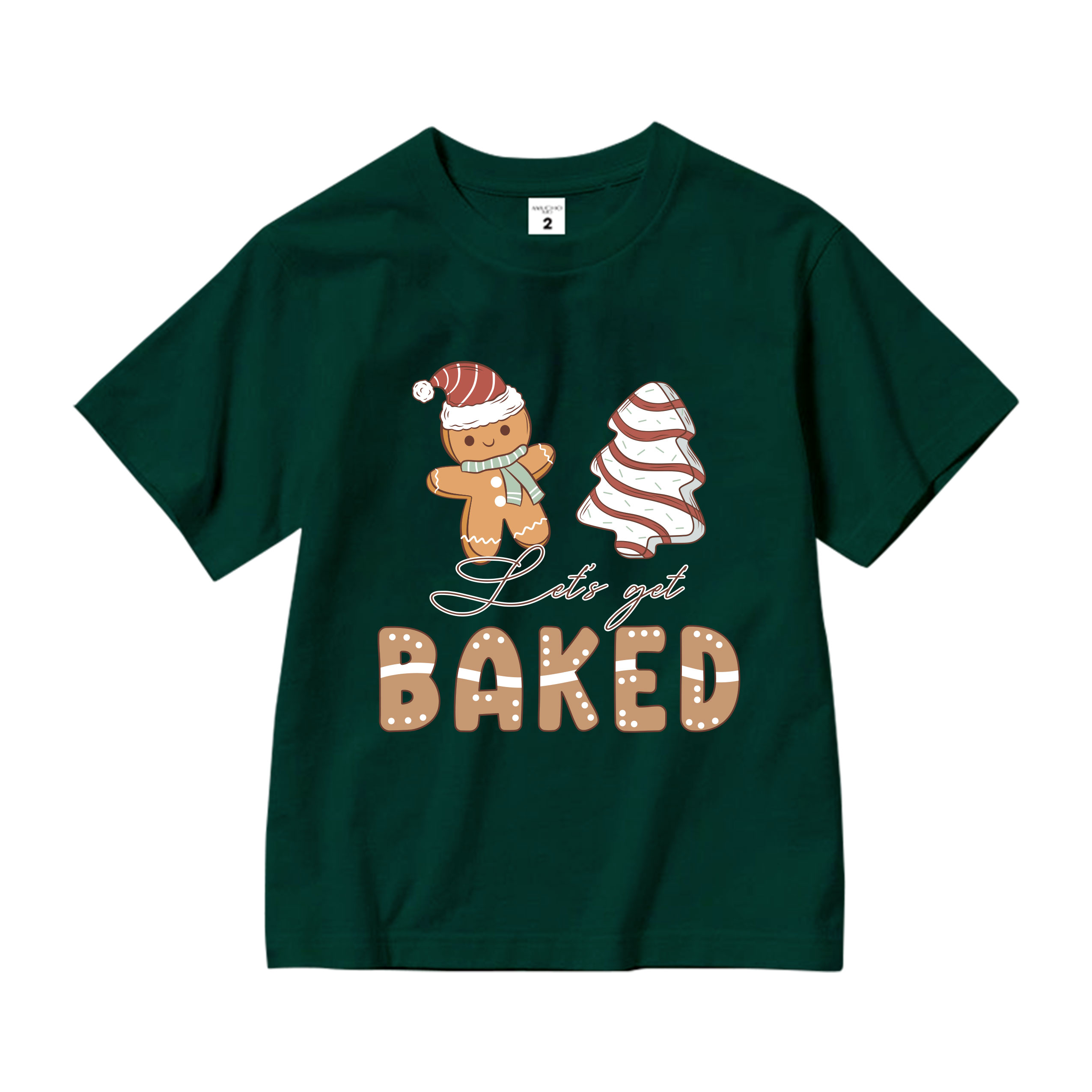 Áo thun bé gái giáng sinh noel from rộng chất vải cotton thoáng mát AED1705 Miucho Kid in graphic_thumbnail_8