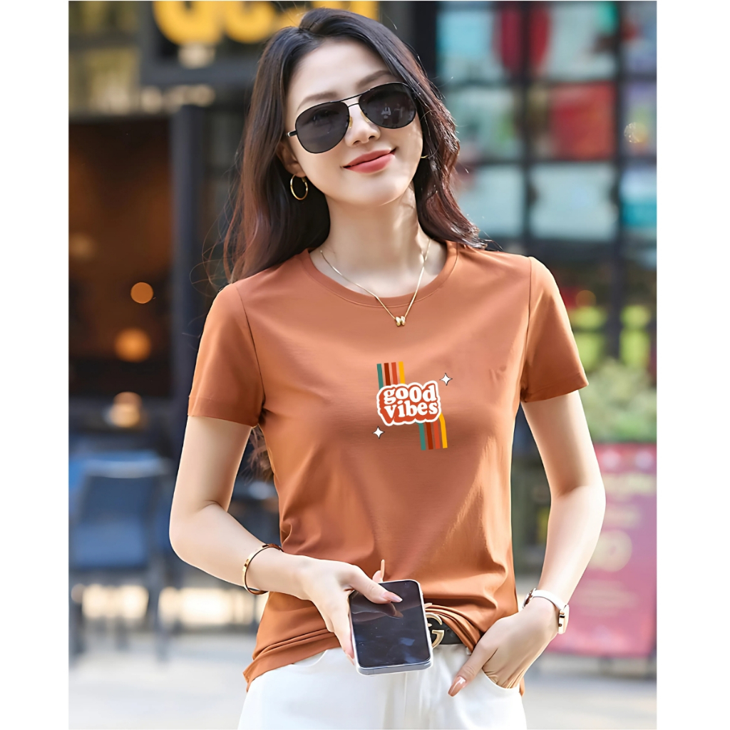 [Form vừa] Áo phông nữ 𝐋𝐎𝐙𝐀 in chữ 