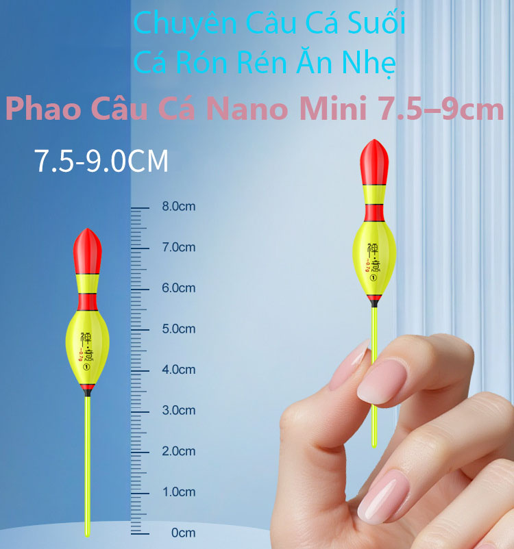 Phao Nano Lửng Câu Suối Thiết Lang