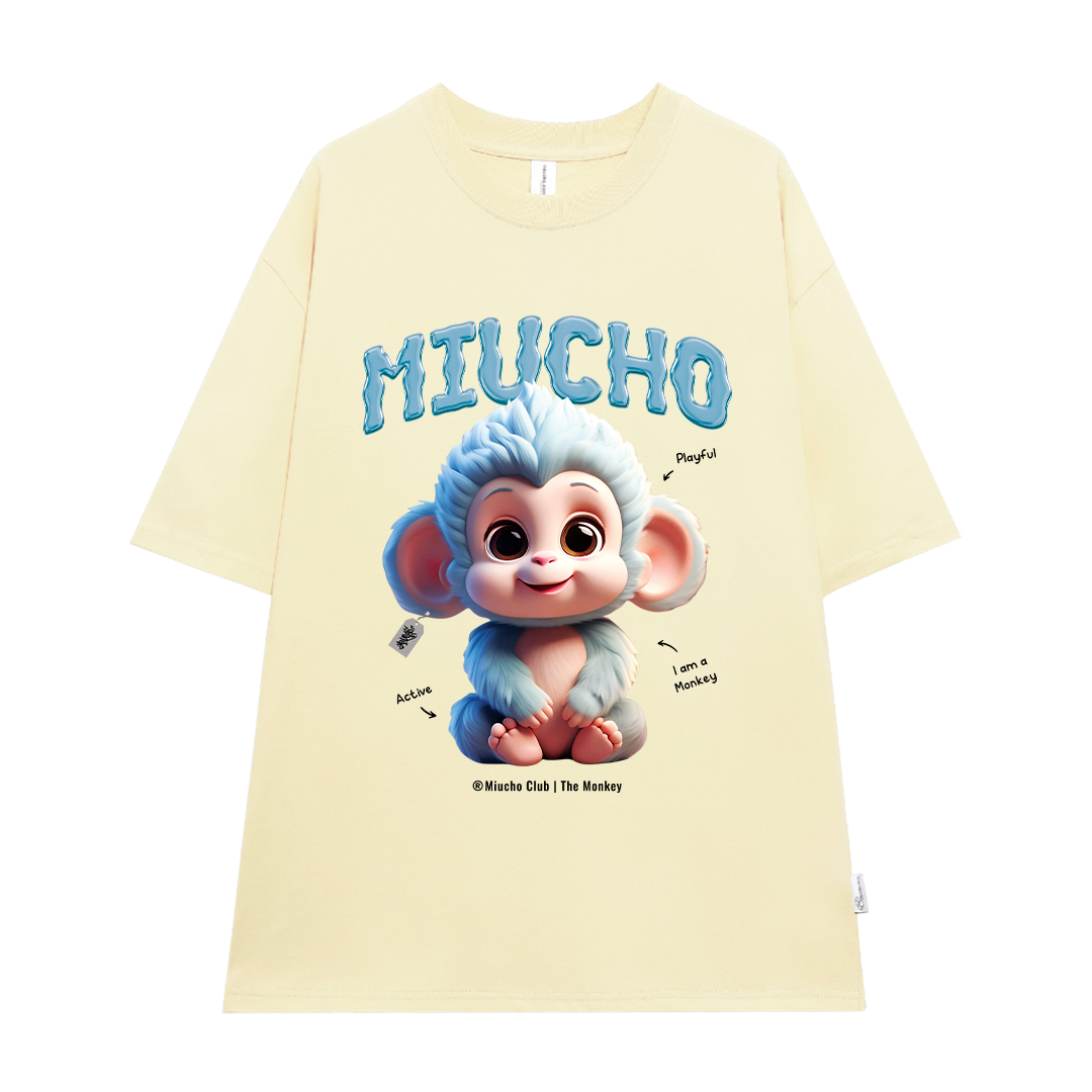 Áo thun form rộng 12 con giáp tuổi Thân (tuổi khỉ) ATD1243 Miucho tay ngắn cổ tròn in mix_thumbnail_15