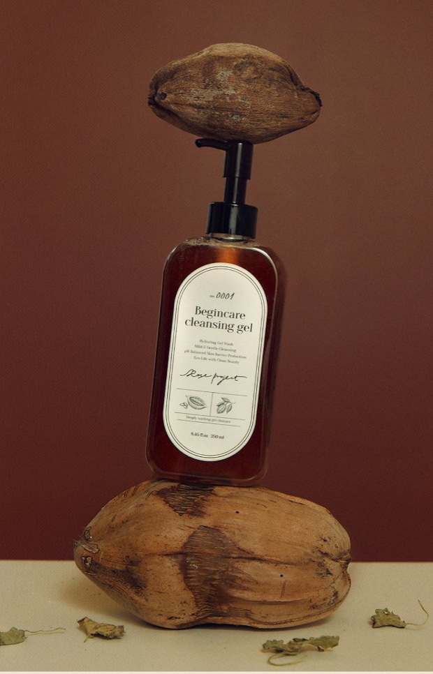 ROSE PROJECT BEGINCARE CLEANSING GEL - Gel Rửa Mặt Thuần Chay Làm Sạch Sâu Dịu Nhẹ Cho Da Mụn - Chiết Xuất Ca Cao, Rau Má, Dừa - 250ml - [RP001]_thumbnail_4
