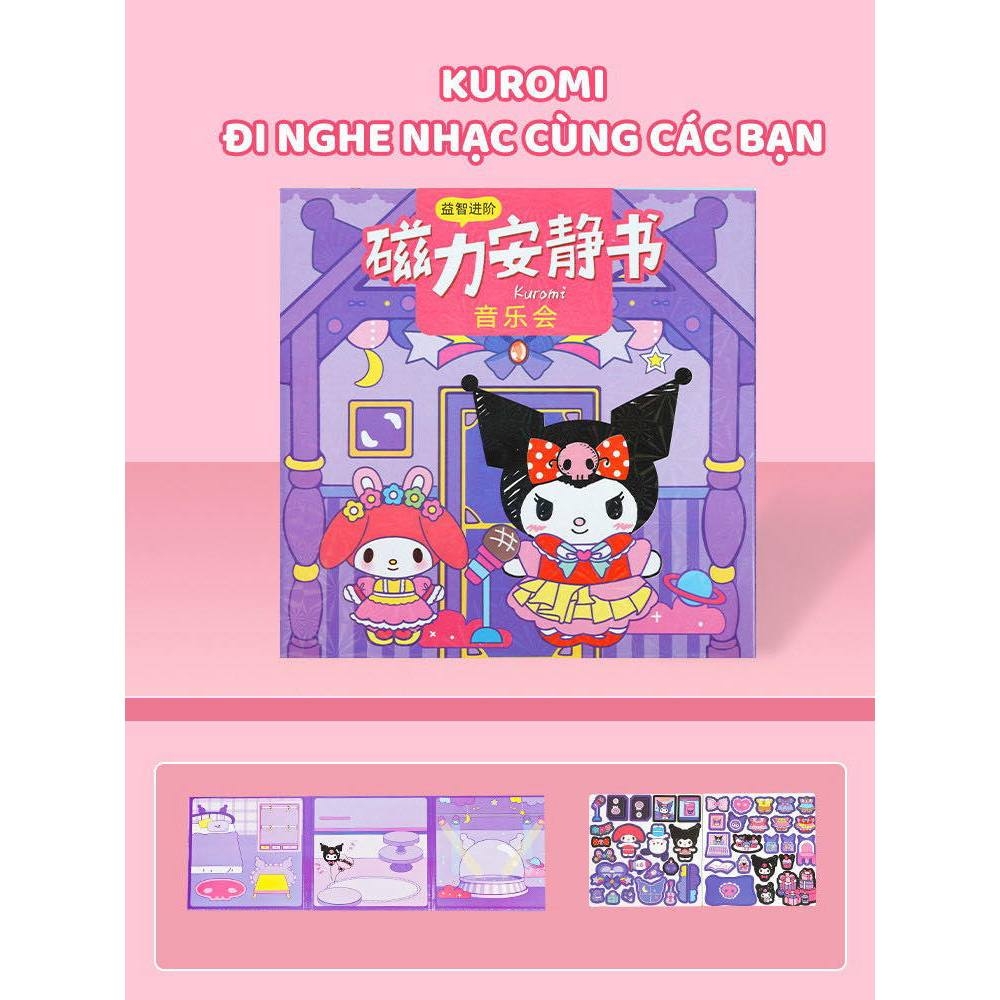 Sổ Tay Từ Tính Kuromi Đáng Yêu Cho Bé Bigcitybuy