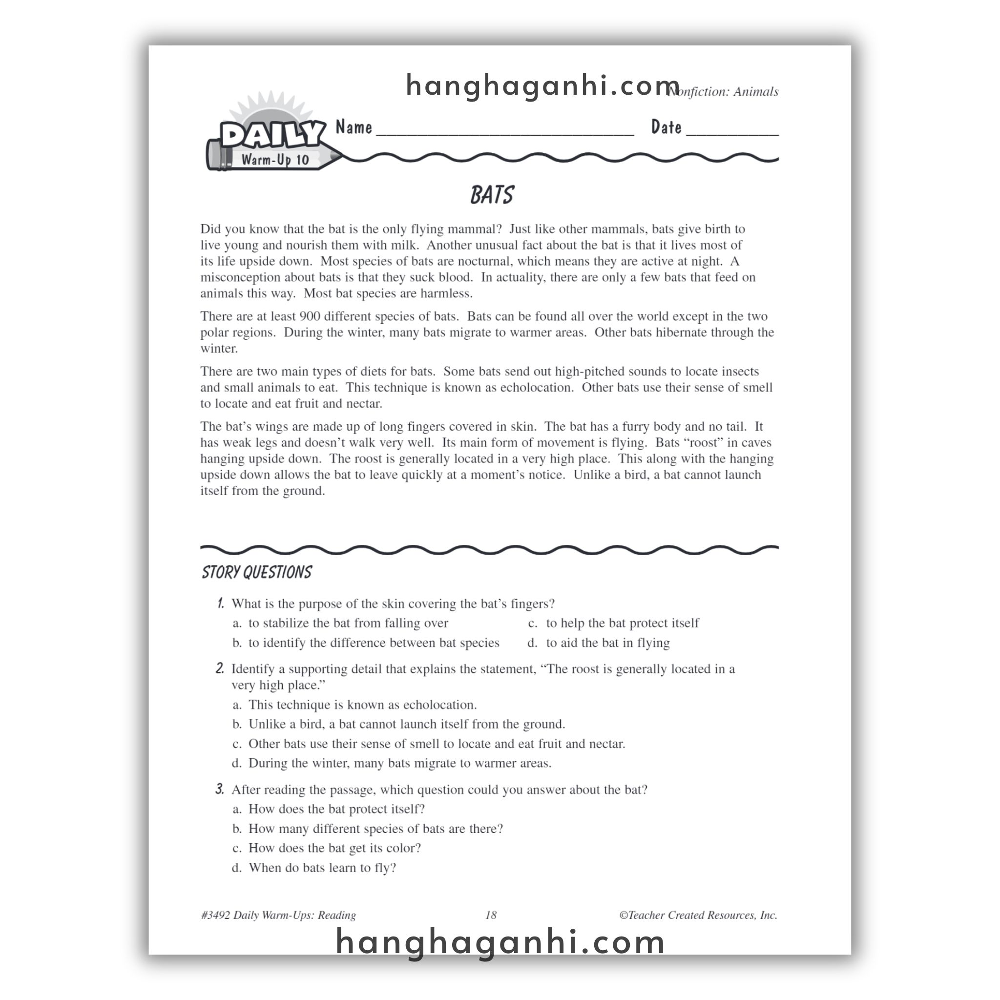 Sách Daily Warm Ups Reading Grade 6_thumbnail_2