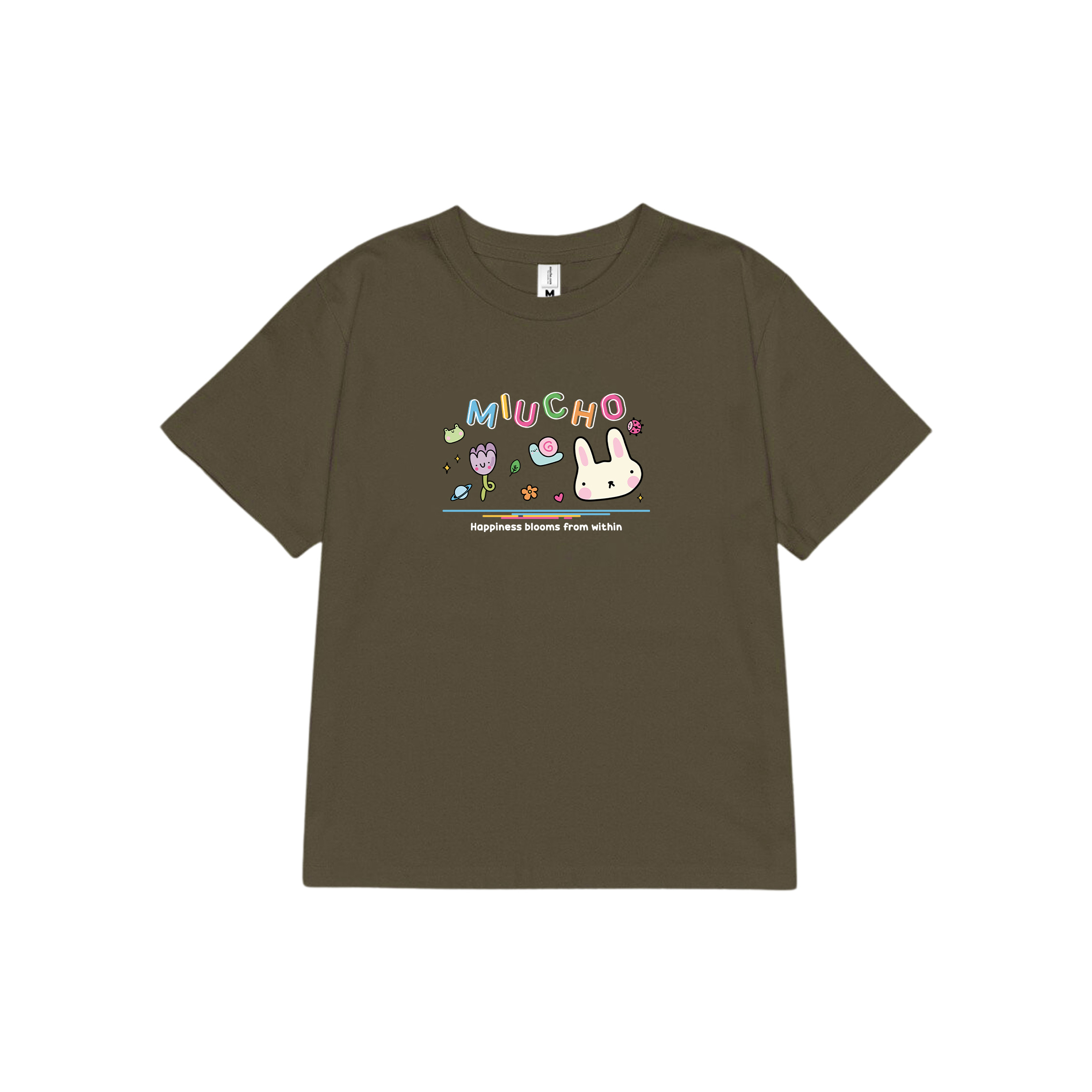 Áo baby tee ôm chất vải cotton co giãn 4 chiều thoáng mát ABD1691 Miucho in mix