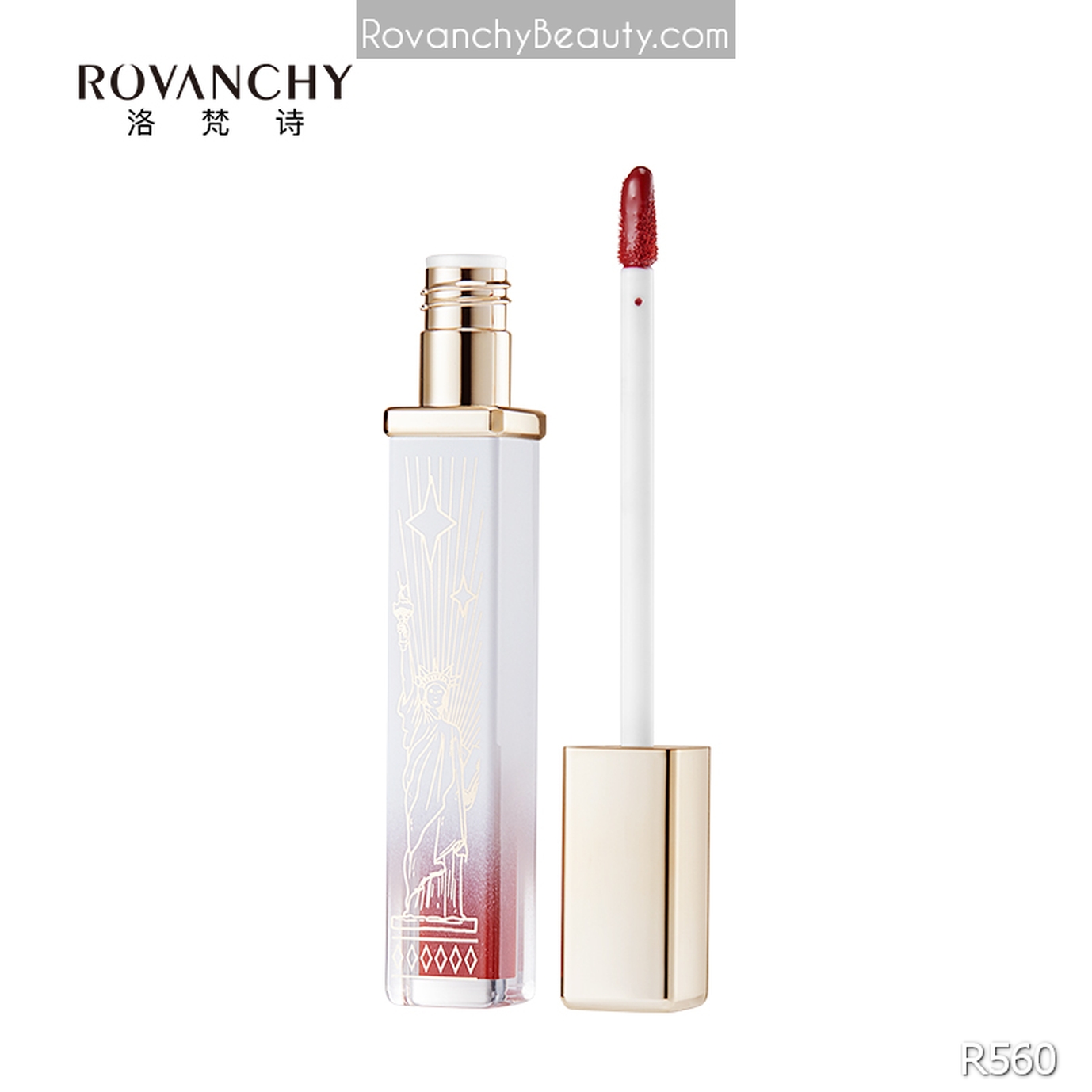 Son Kem Lì R560 ROVANCHY Nữ Hoàng - Không Bám Ly, Lâu Trôi, Màu Sắc Thời Thượng, 3.8g_thumbnail_8